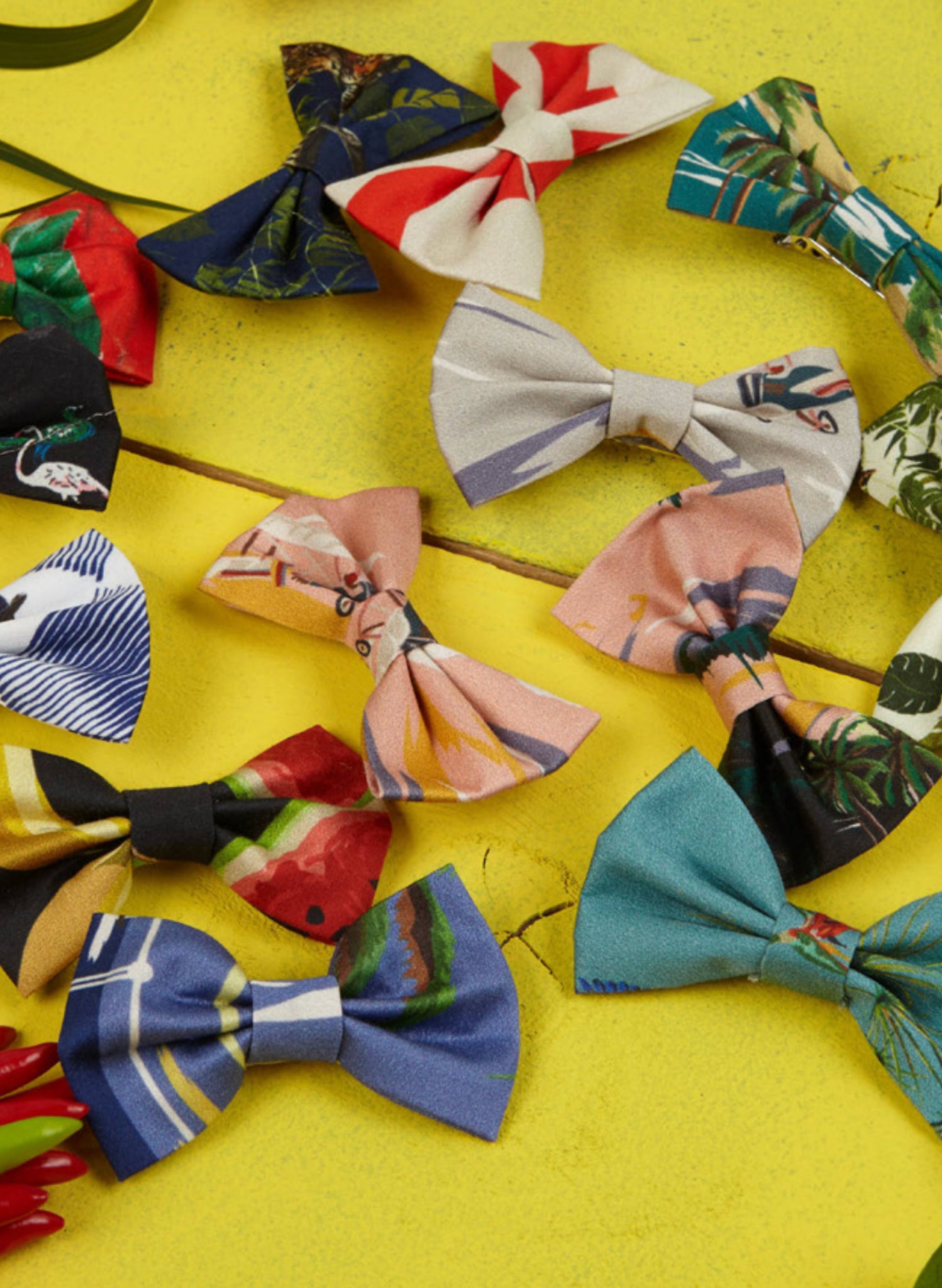 Bow Clips - Summer Prints