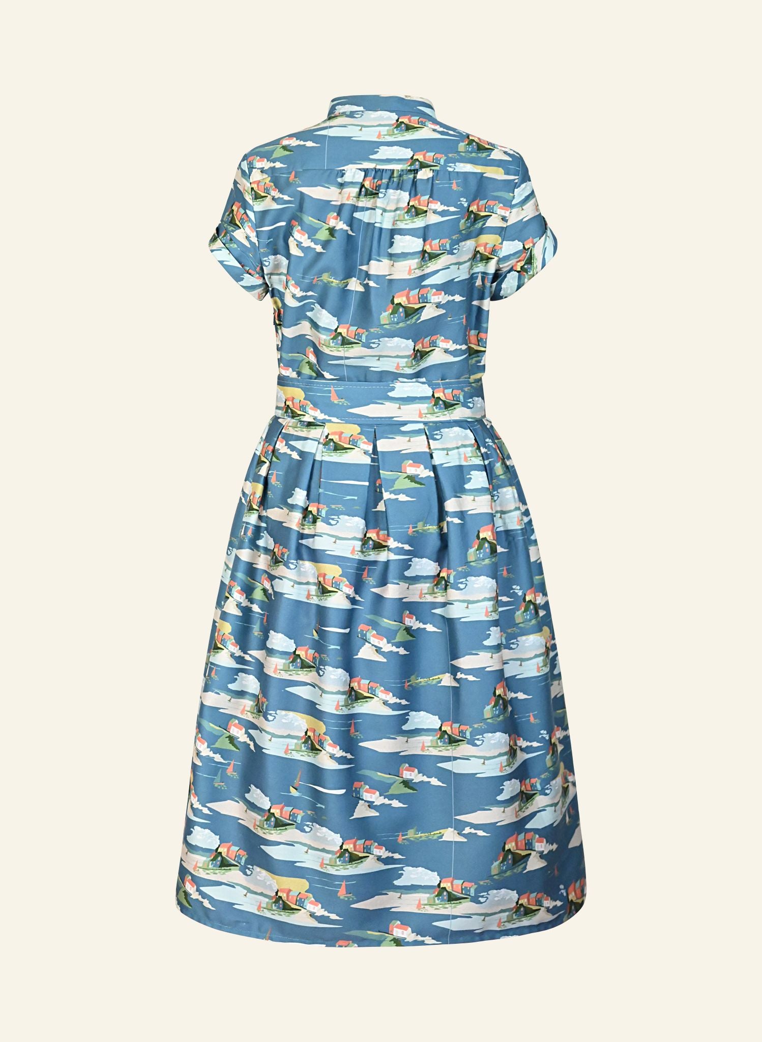 Louise Dress - Blue Robin Hood's Bay