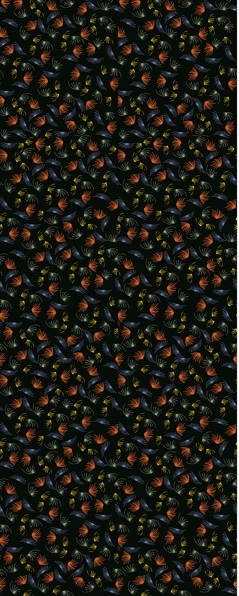 Fireworks black - 100% Tencel Twill- Fabric