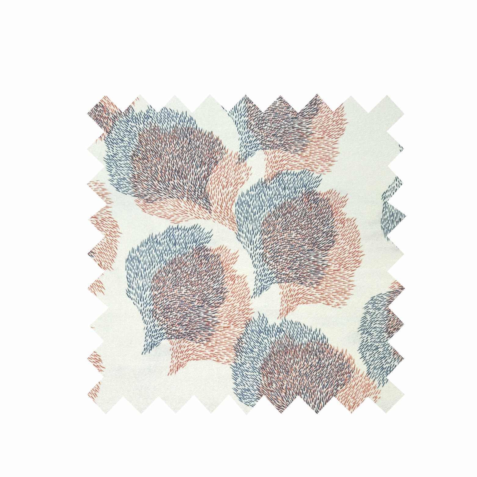 Remnant - 210cm x 155cm - Ivory Migration - Cotton Twill Fabric