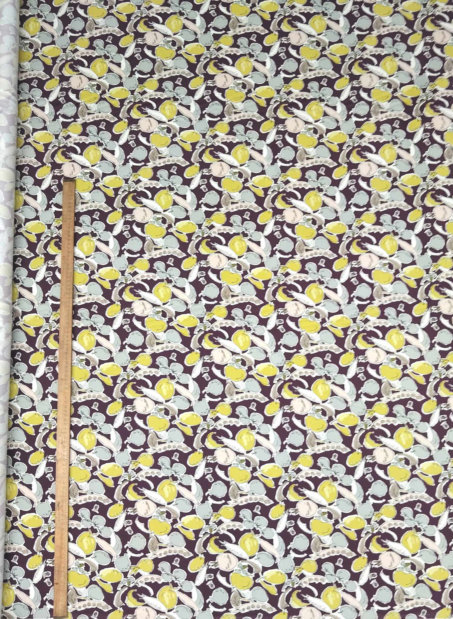 Remnant - 150cm x 65cm - Plum Homegrown - Tencel - Fabric