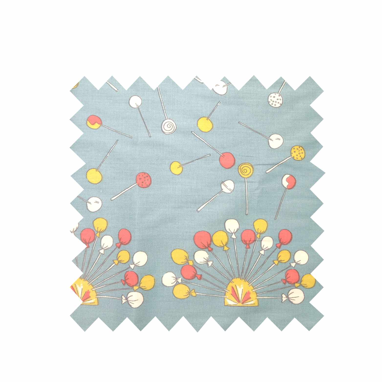 Sage Lollipop Fabric - Cotton Sateen