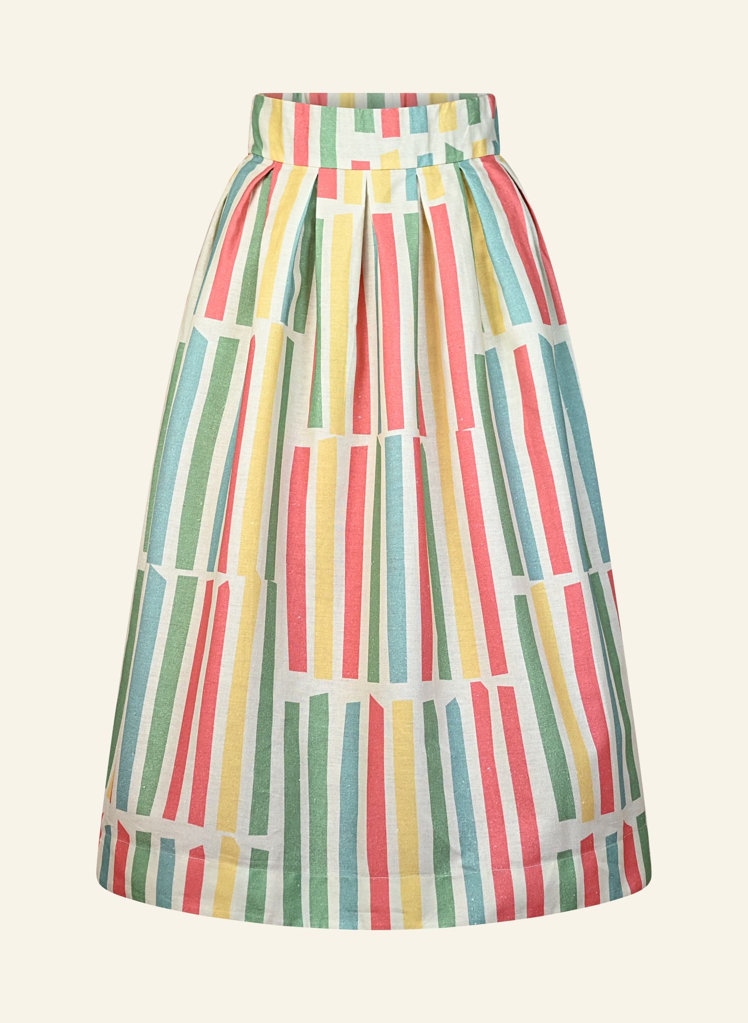 Florence Skirt - Multi Beach Stripe