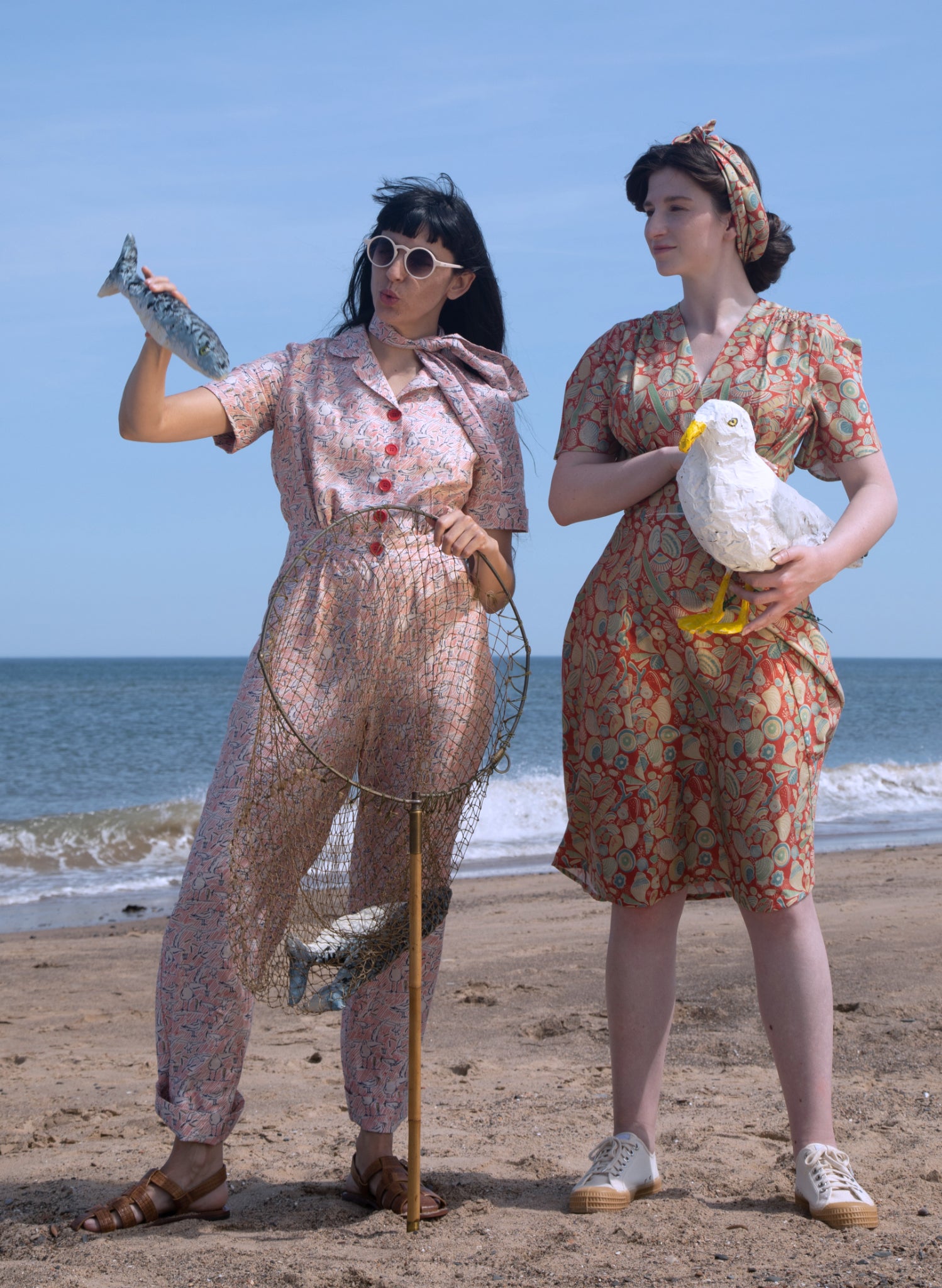 Francesca Long Jumpsuit - Ivory Chips Away