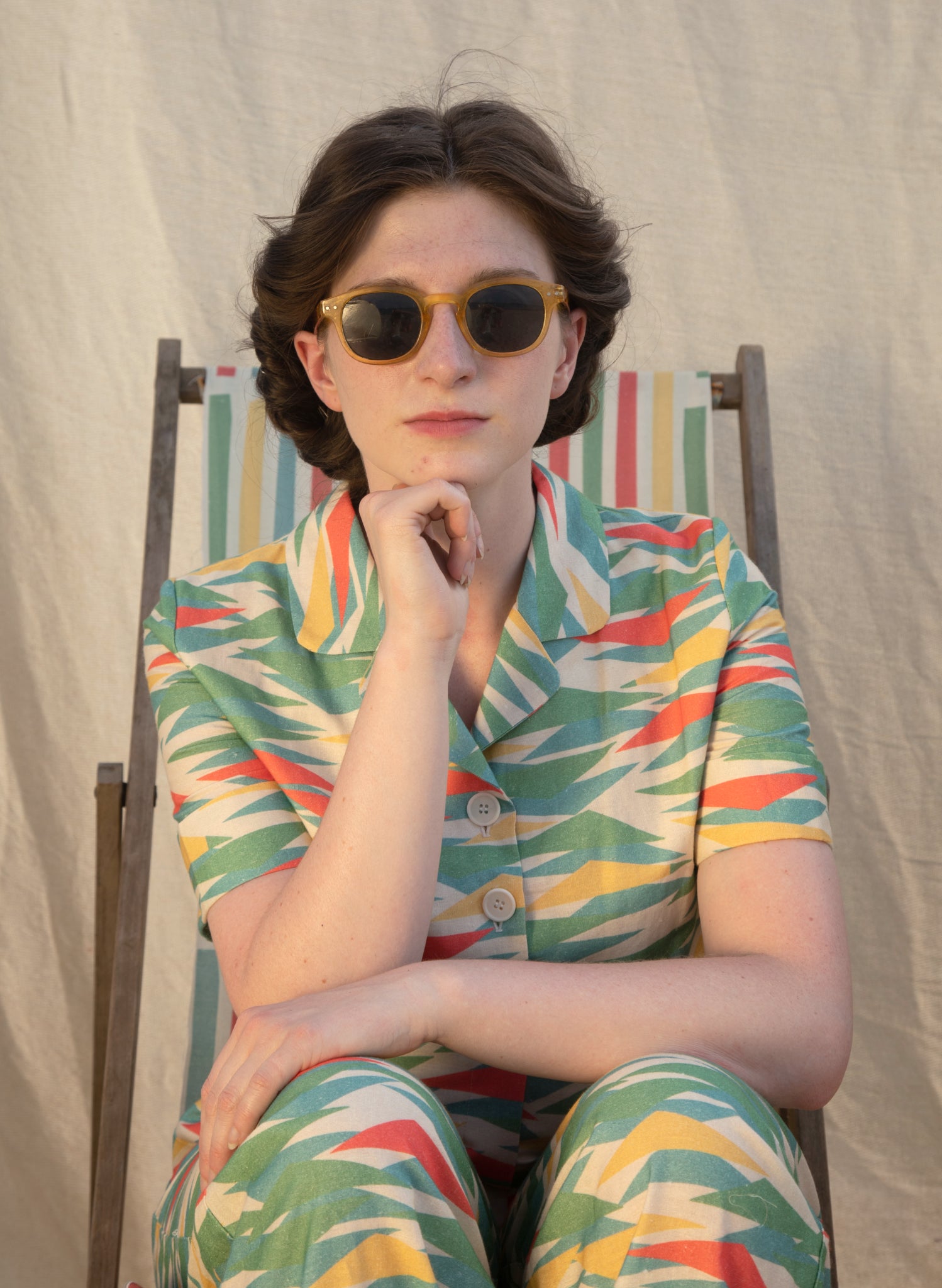 Francesca Long Jumpsuit - Multi Sails