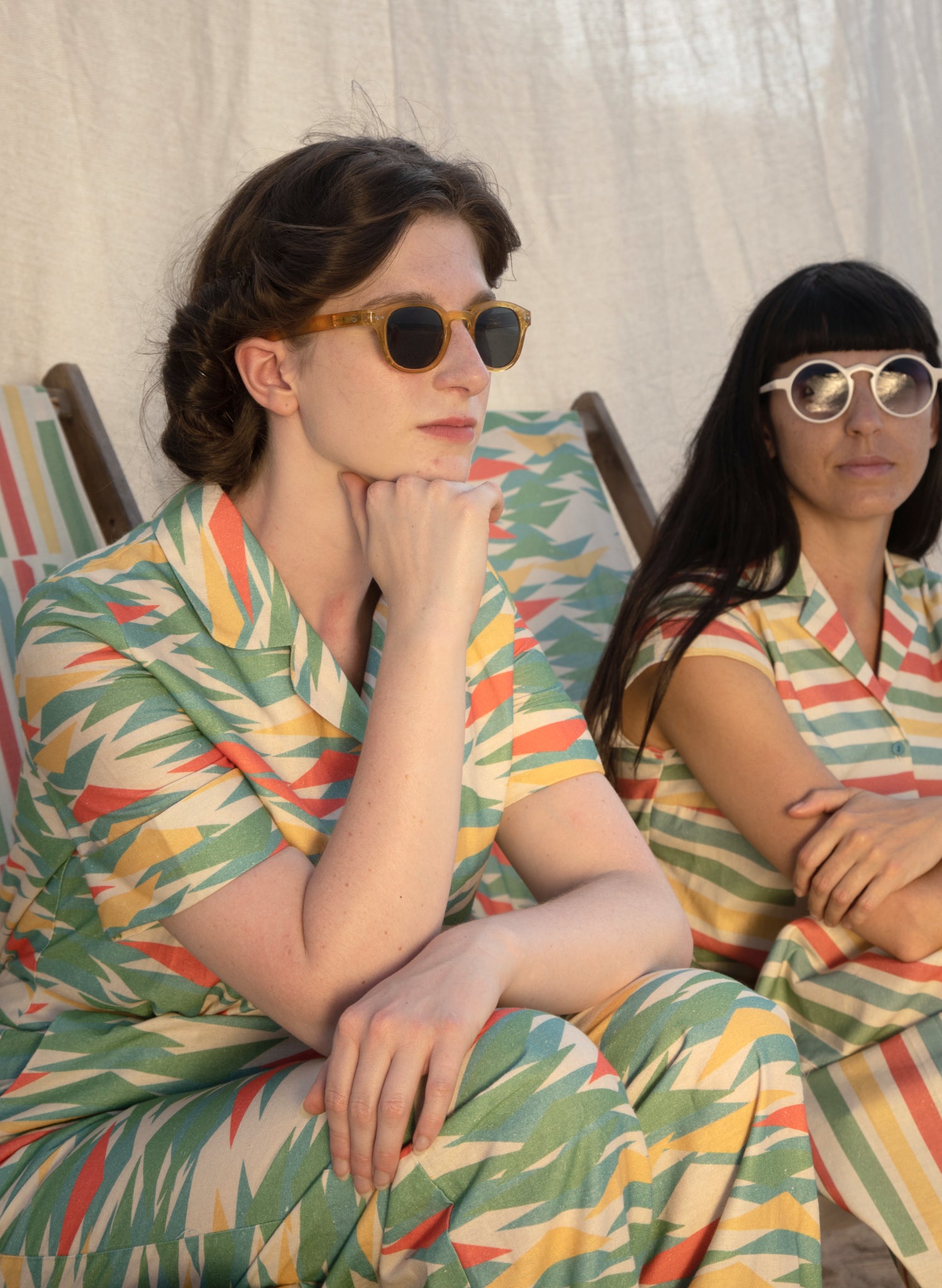 Francesca Long Jumpsuit - Multi Sails