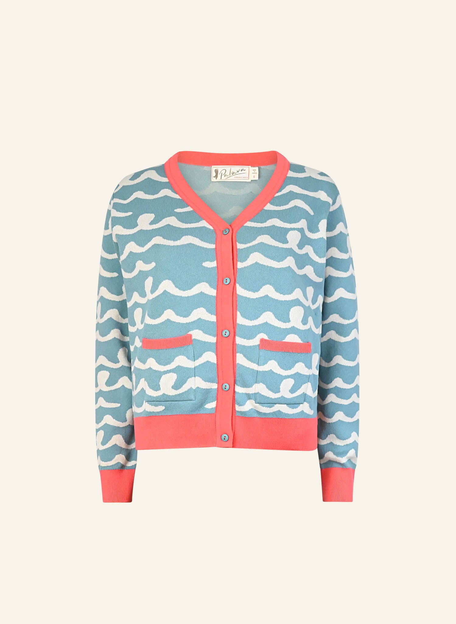 Hilda Cardigan - Teal Sea