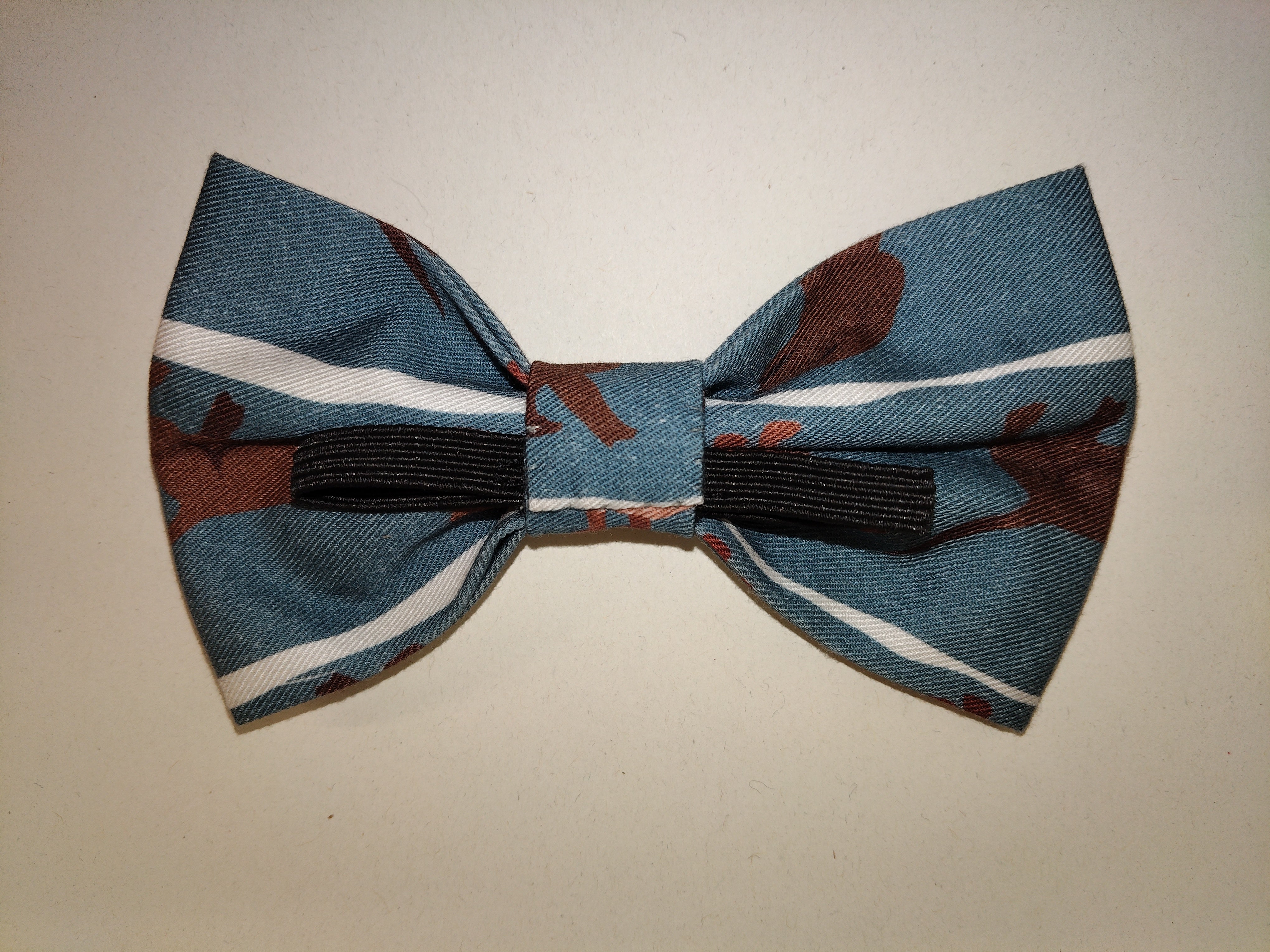 Dog Bow Tie - Steel Blue Sausage Dog