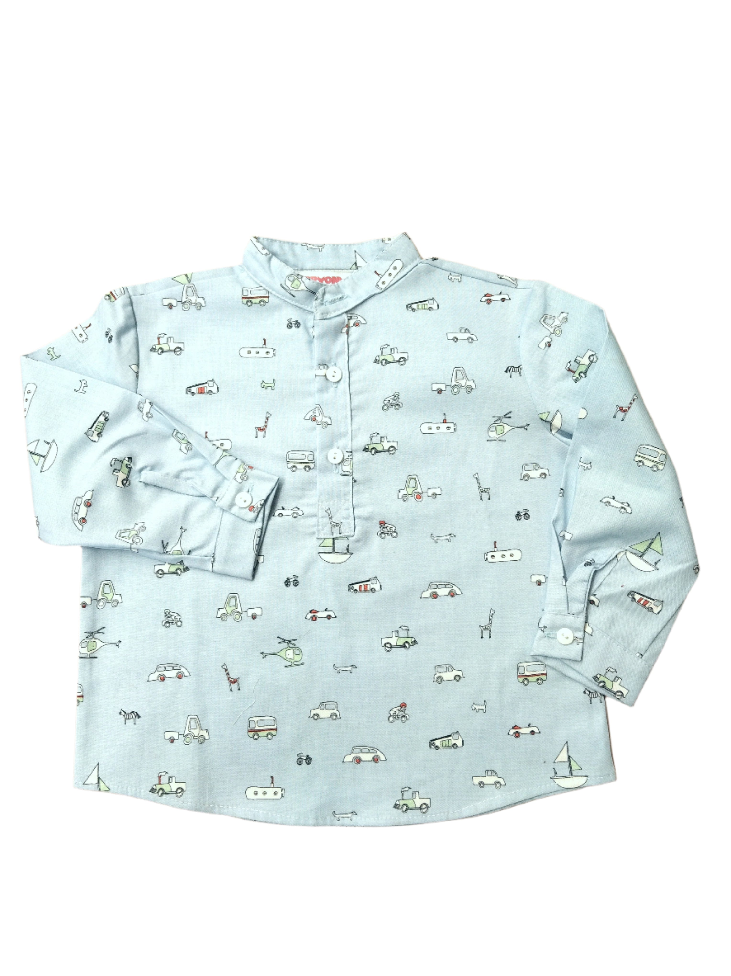 Grandad Shirt - Blue Beep Beep