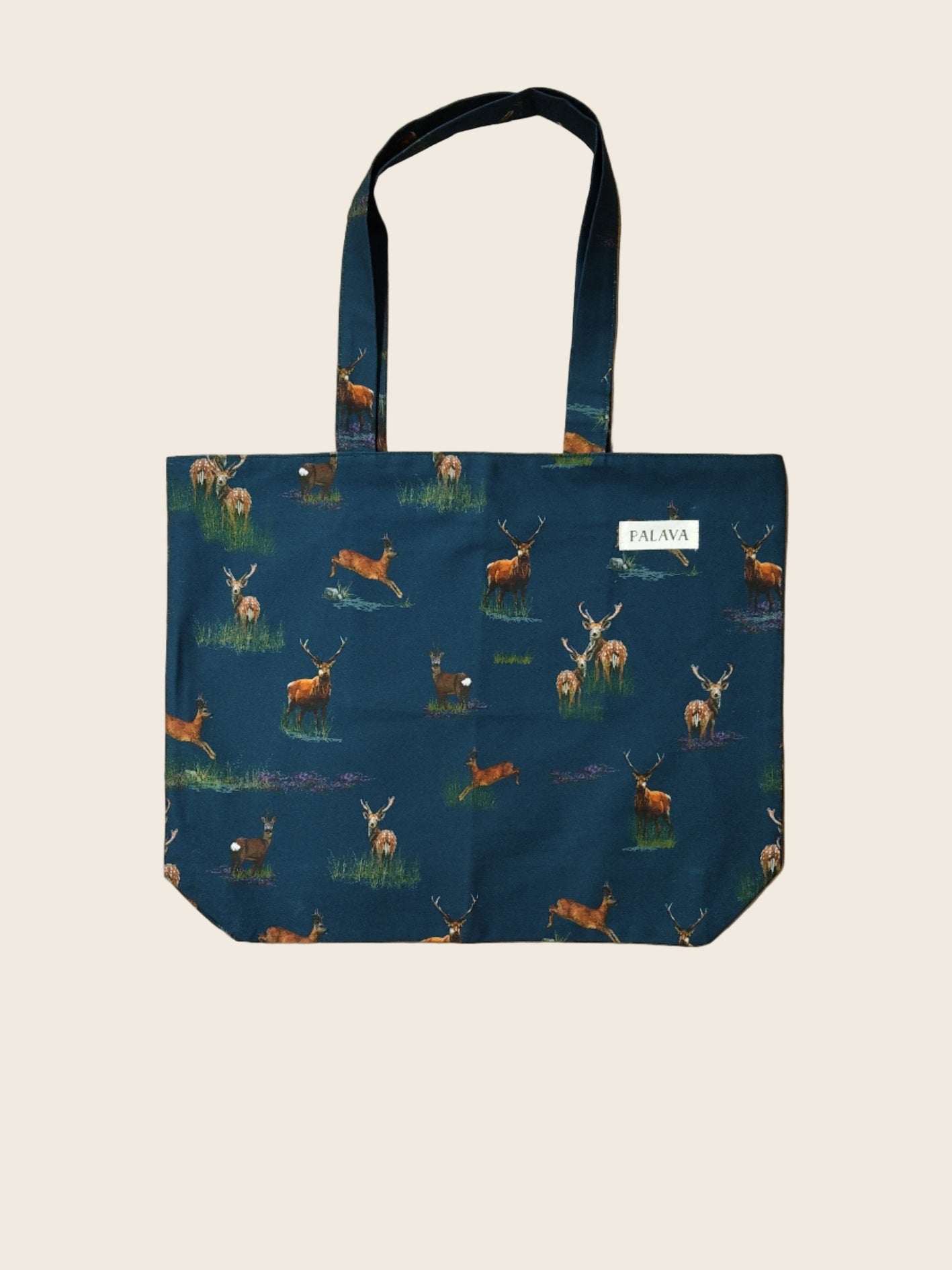 Large Shopper - Teal Deer