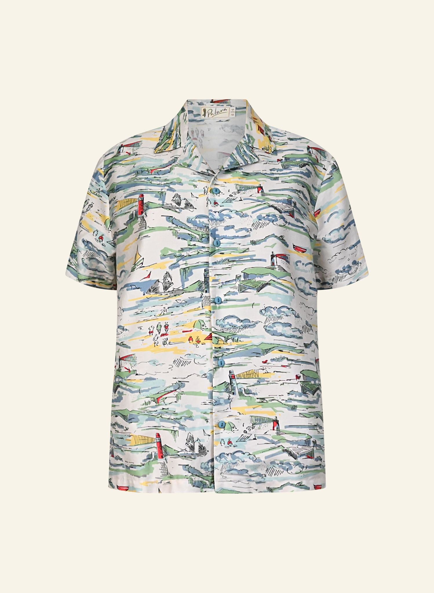 Kit Shirt - Ivory Lighthouse