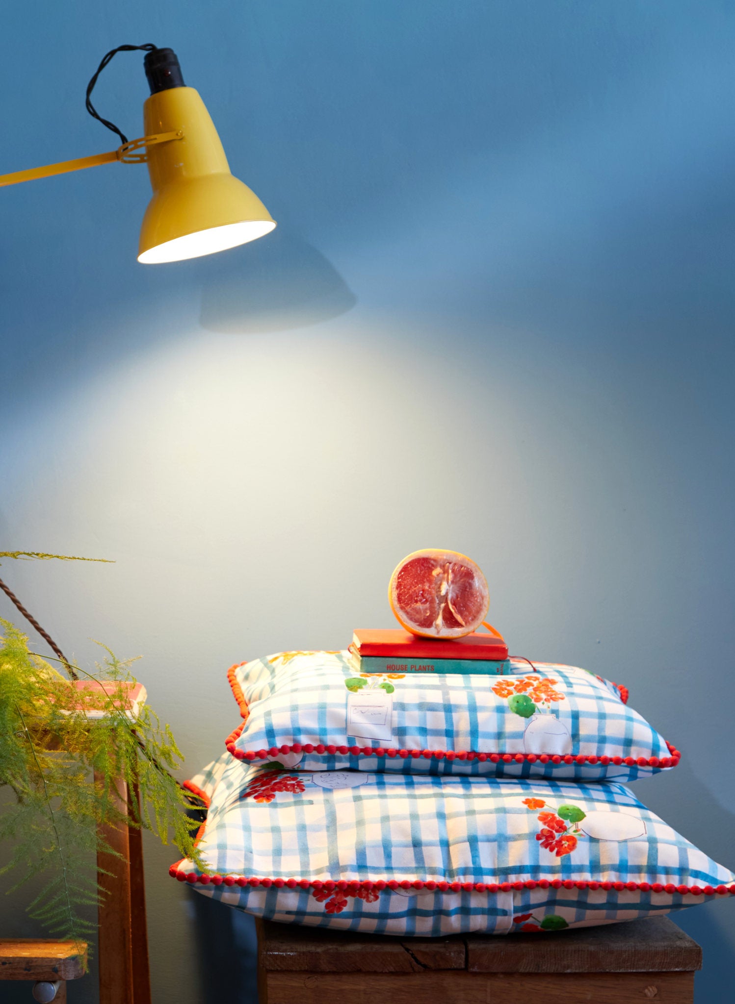 Large Cushion Cover - Geraniums