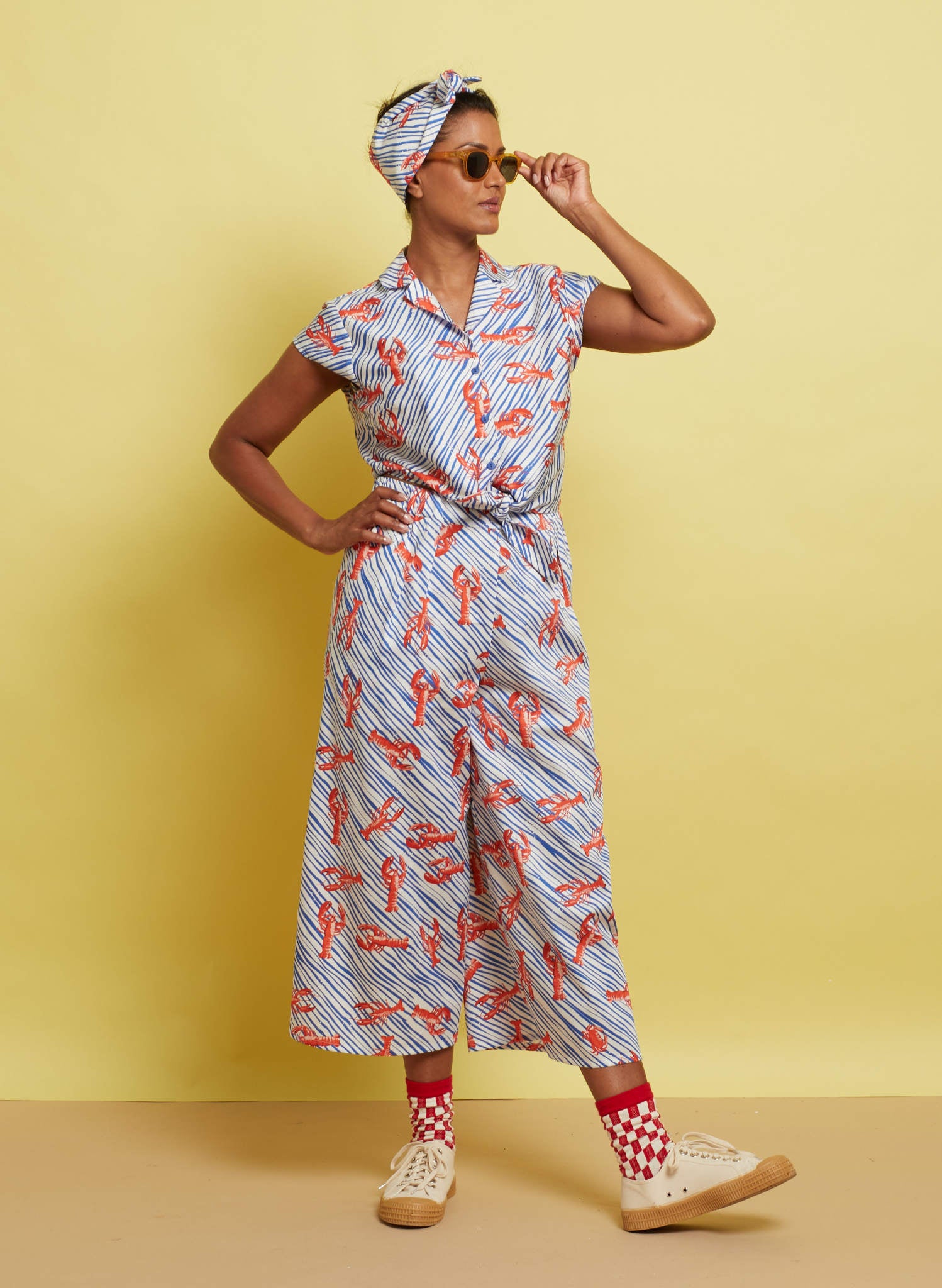 Hair Tie - Ivory Lobster