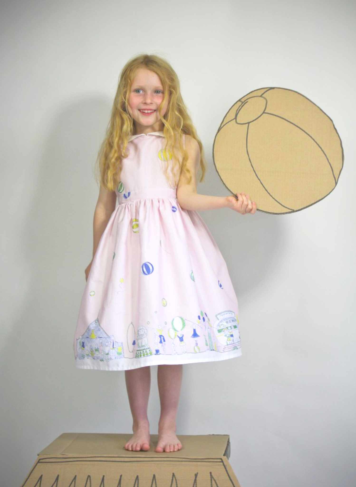 Seconds Circus Roll Up Roll Up - Pink - Cotton Fabric