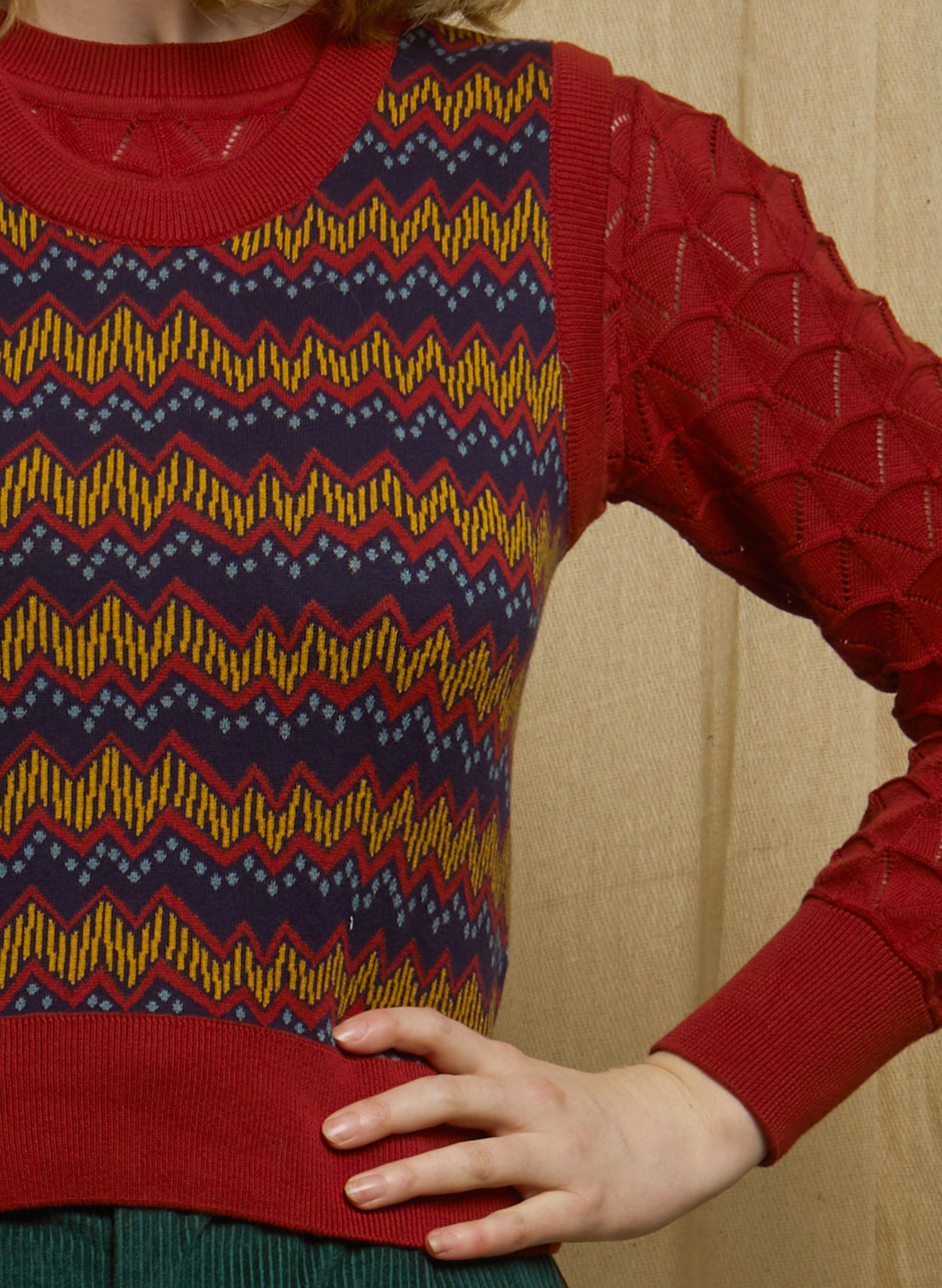 Shirley - Rust Electric Tank Top