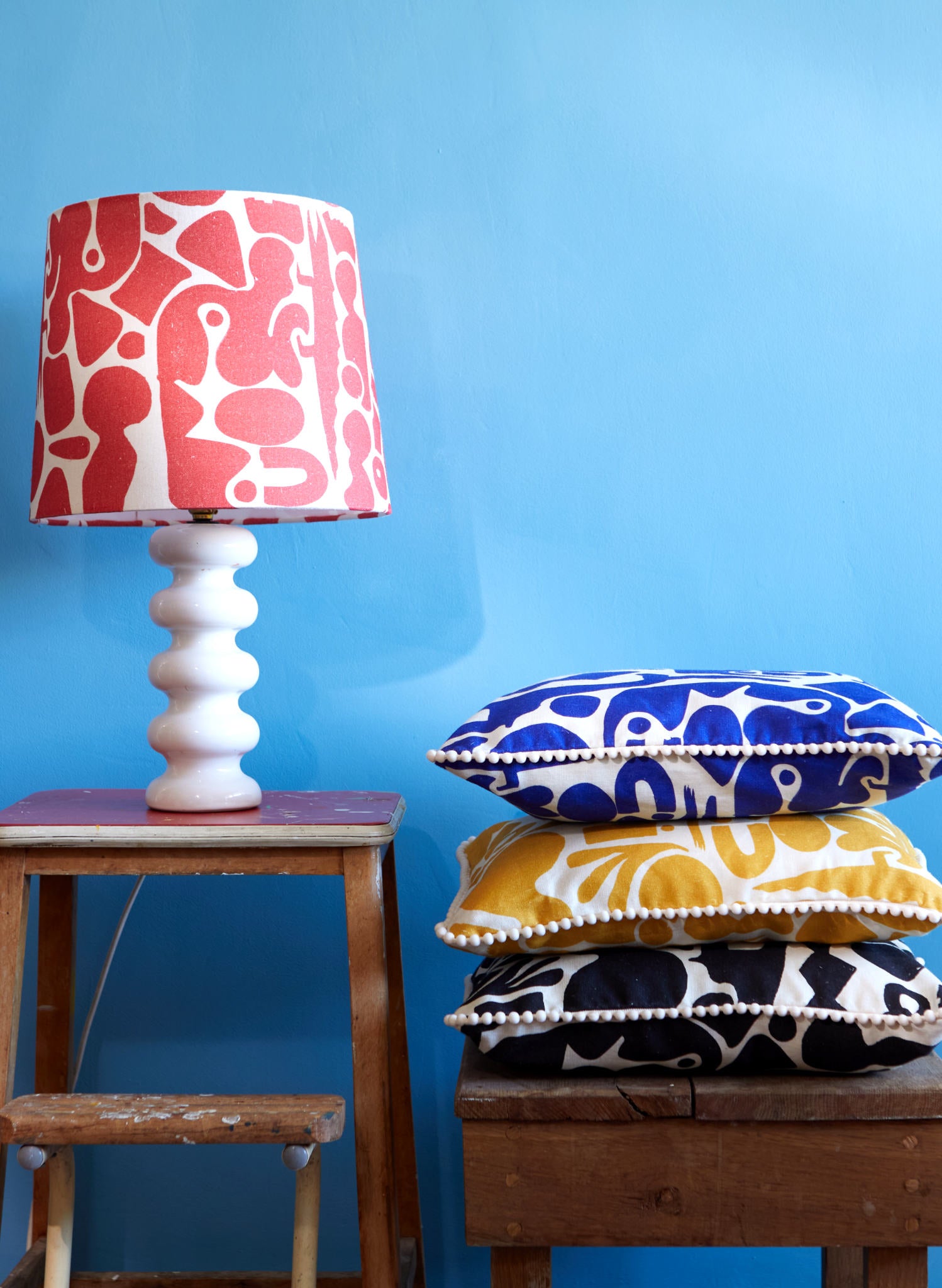 Small Cushion Cover - Black Cave