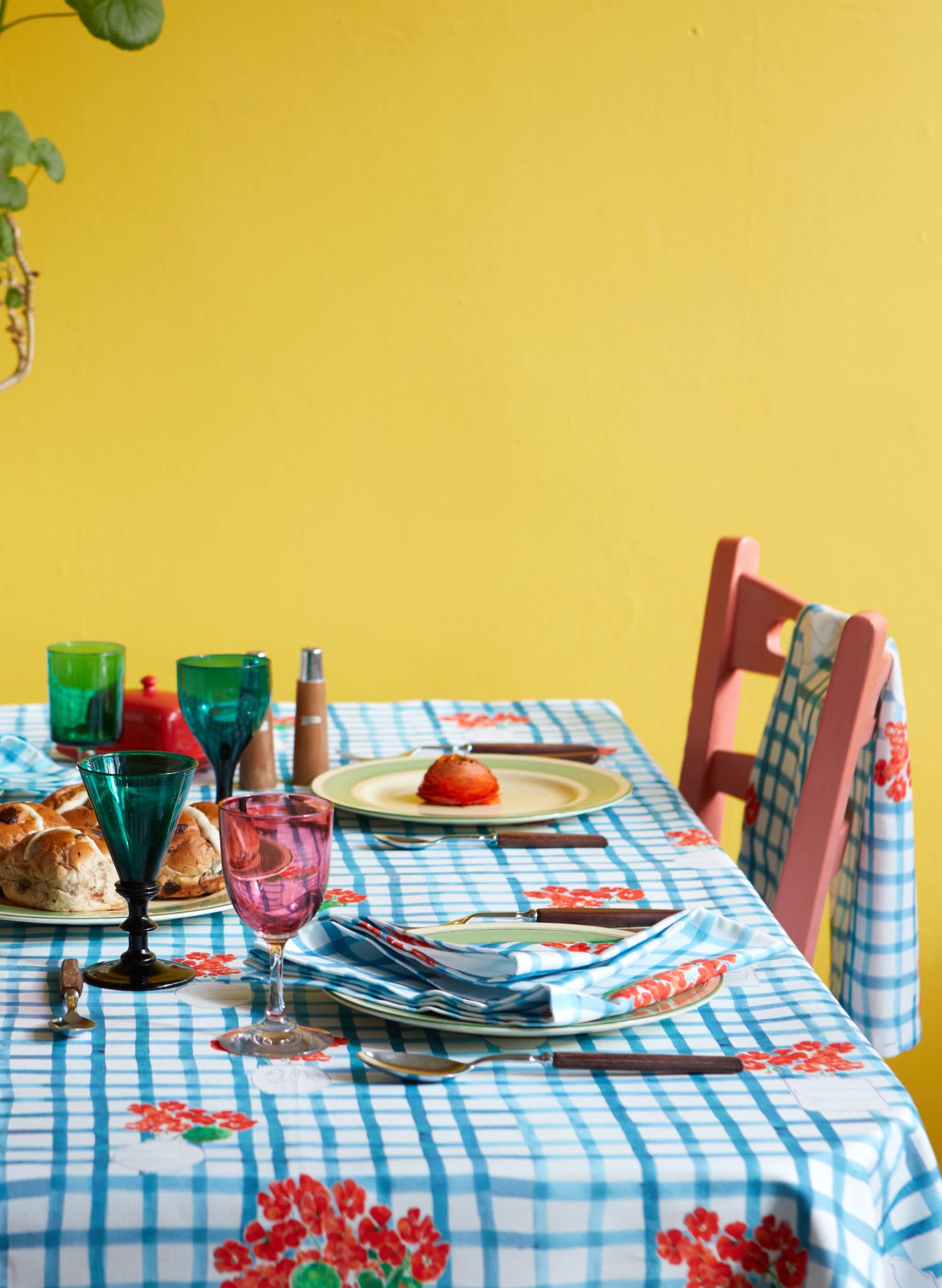 Table Cloth - Geraniums