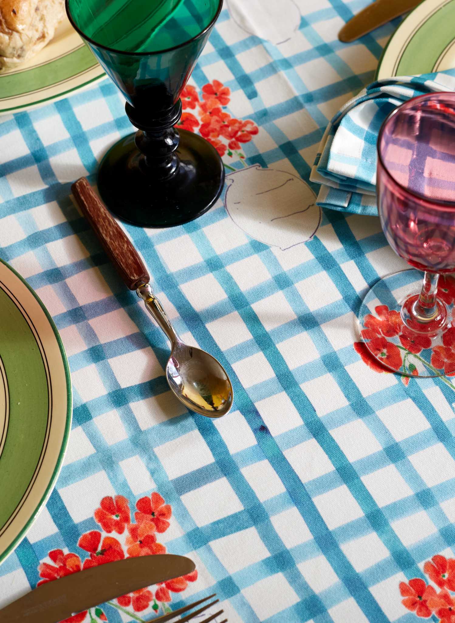 Table Cloth - Geraniums