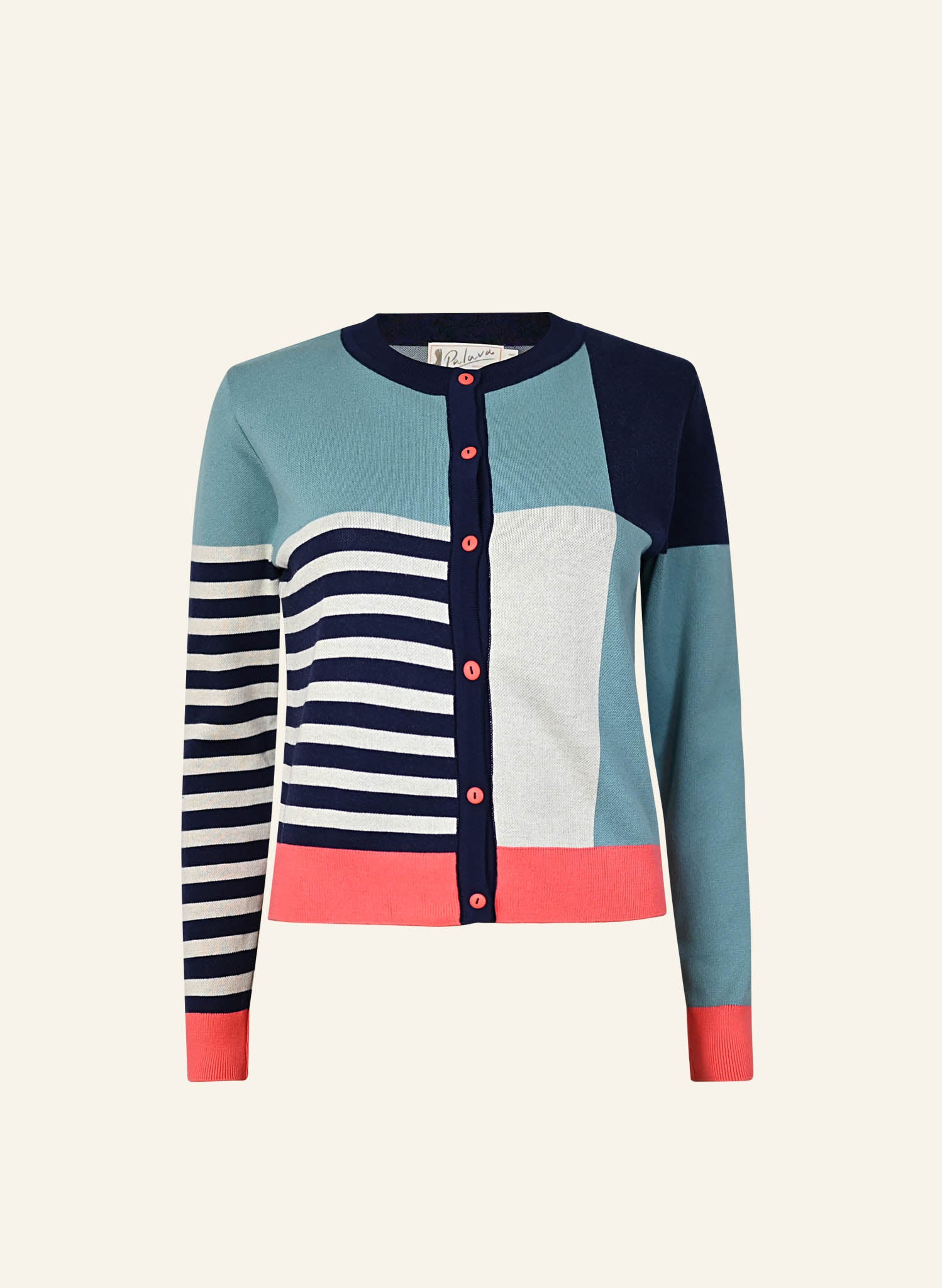 Vera Cardigan - Teal Beachcomber