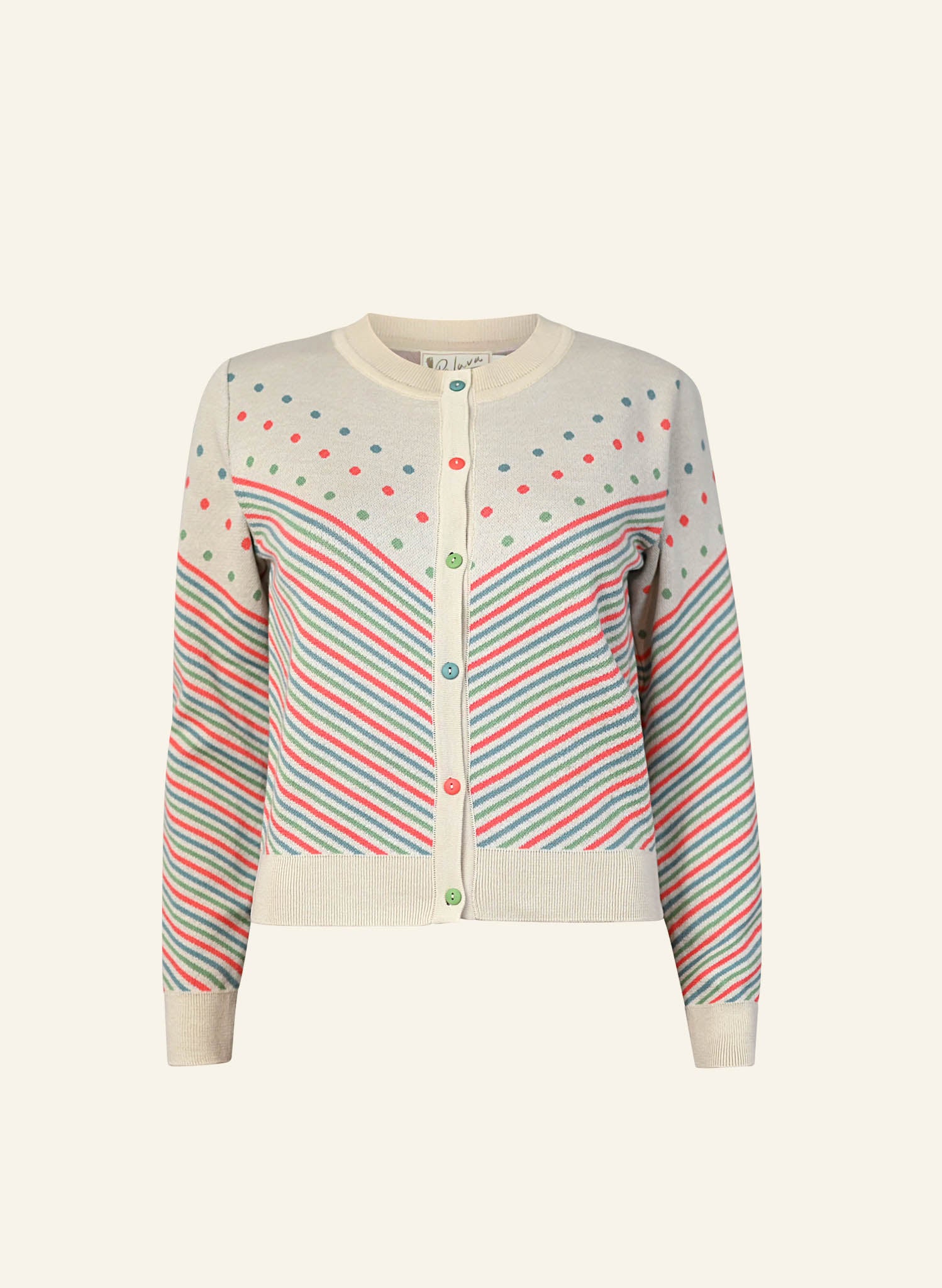 Vera Cardigan - Cream Slide