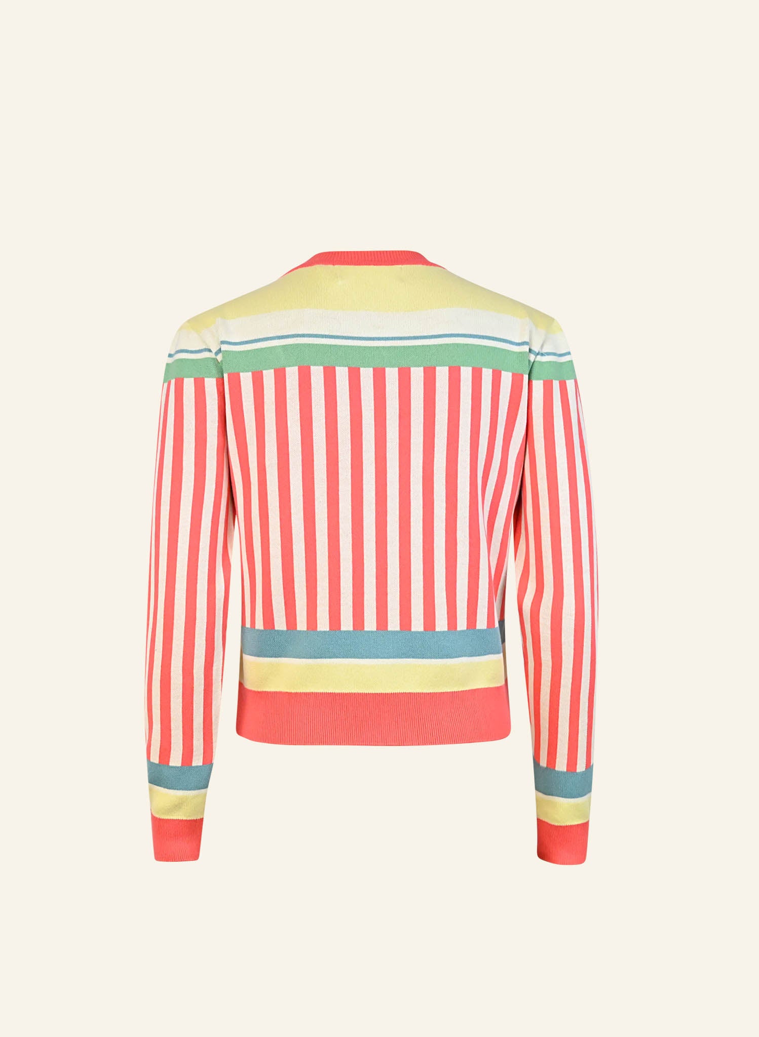 Vera Cardigan - Multi Rock Stripe