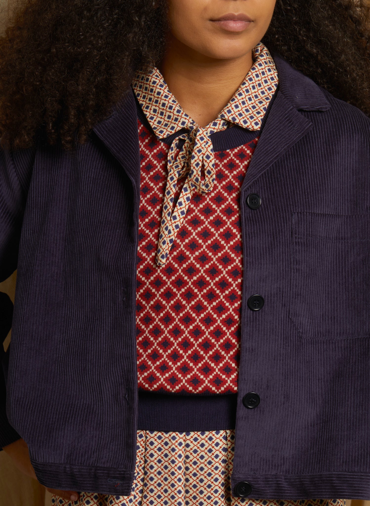 Walter Jacket - Navy Corduroy