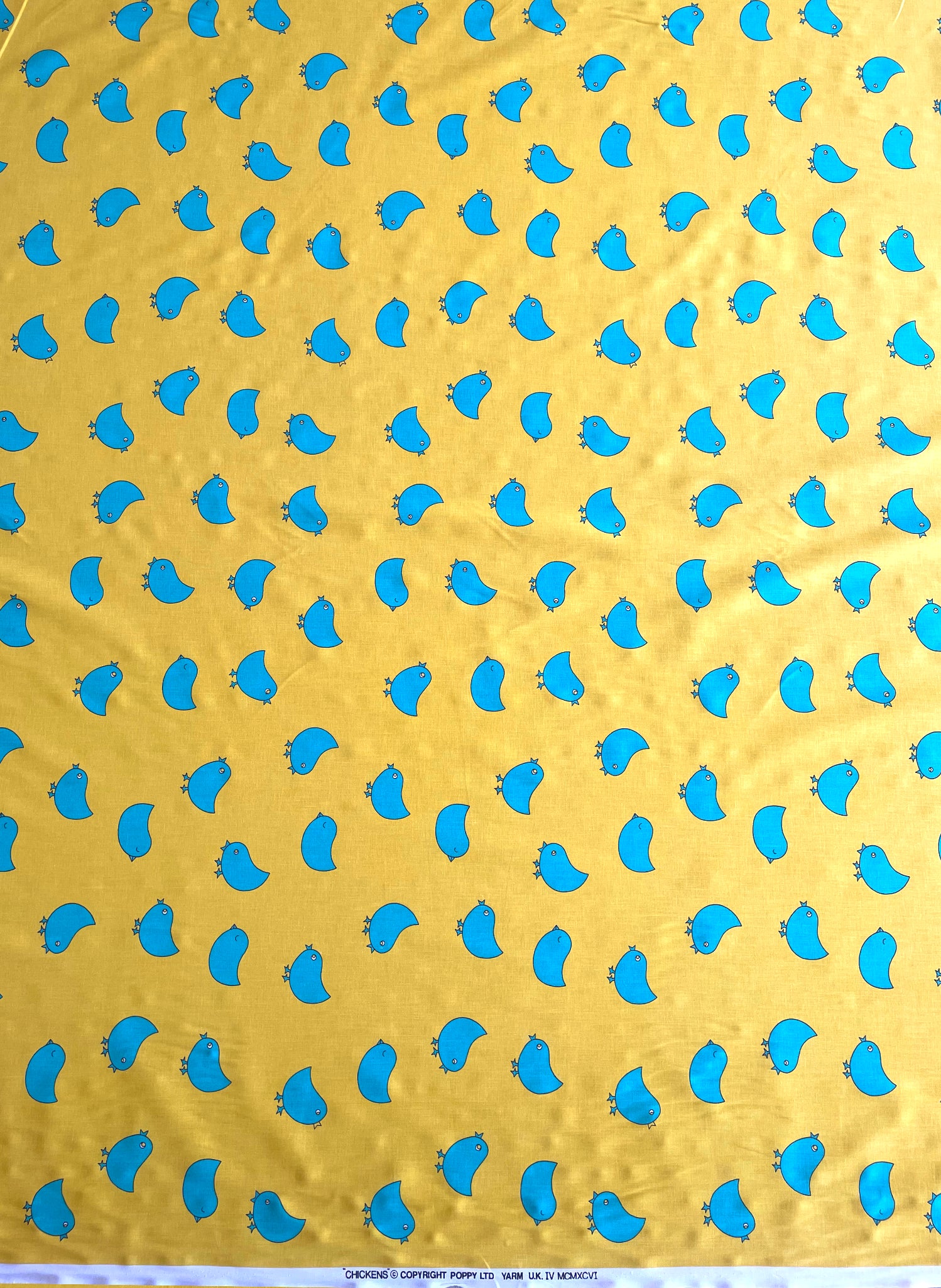 Yellow Chick Fabric - Cotton