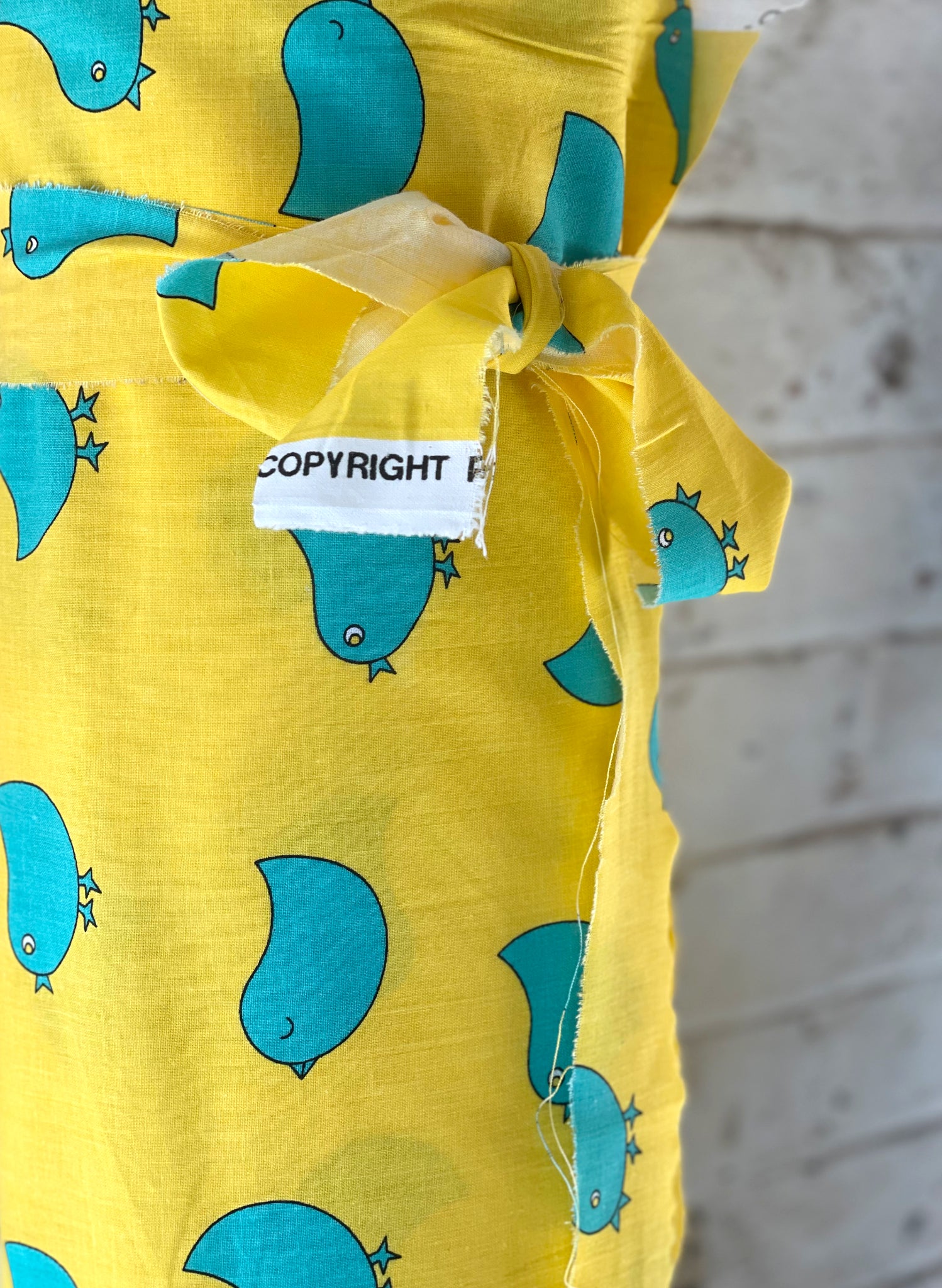 Yellow Chick Fabric - Cotton
