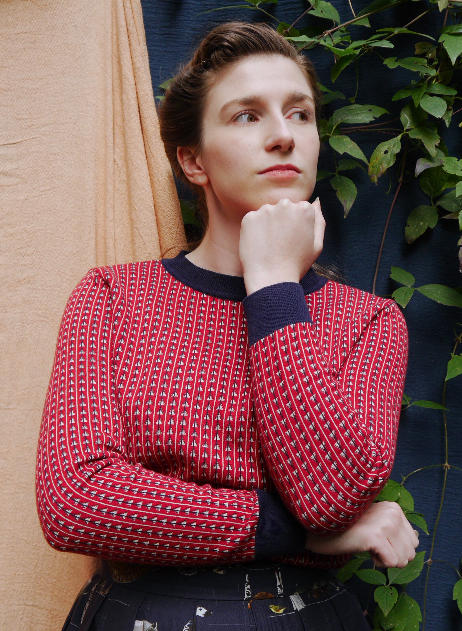 Alba Knitted Jumper - Red Rocket