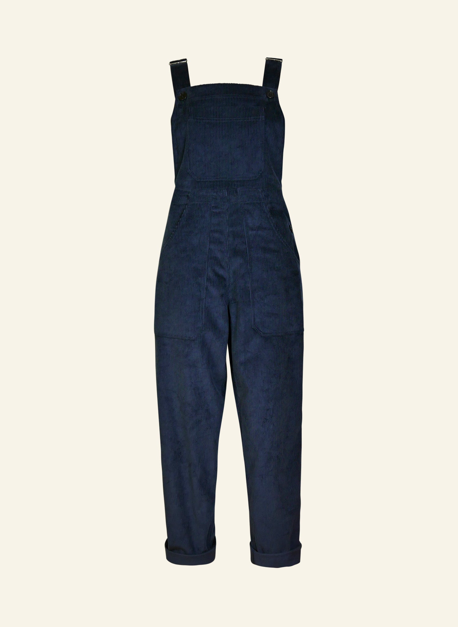 Bonnie Dungarees - Navy Corduroy