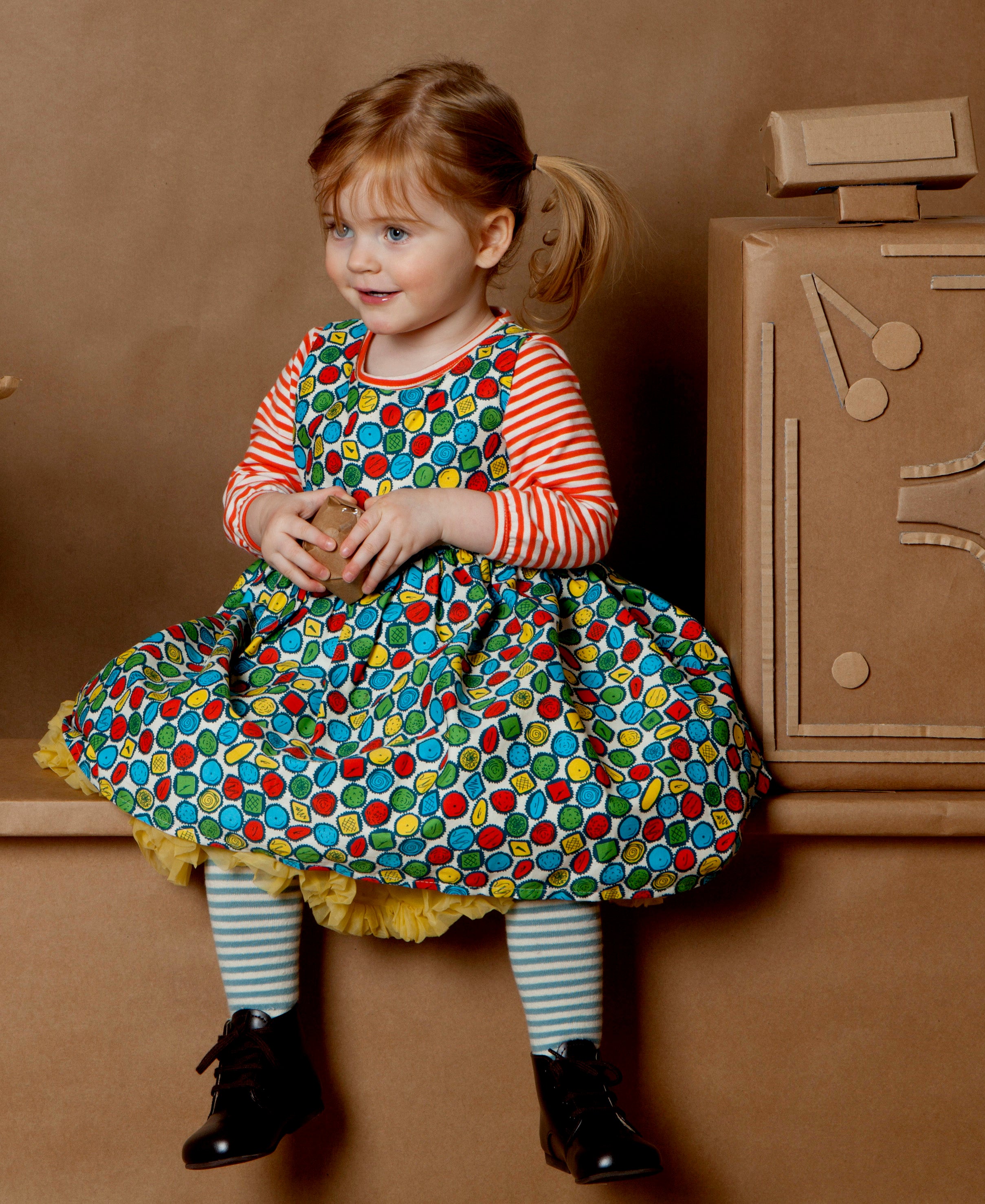 Cocoa Ivory Fabric - Cotton