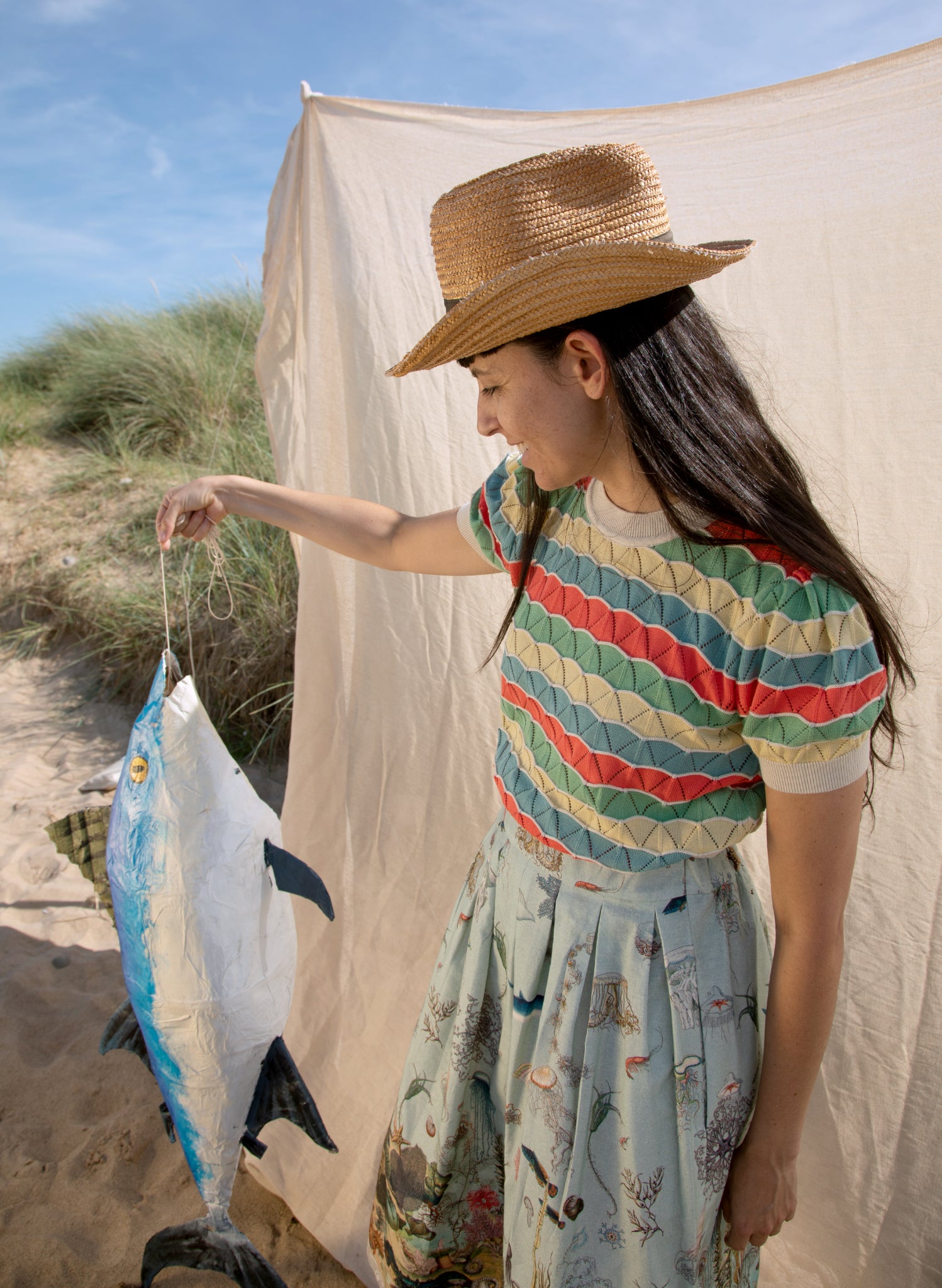 Eve Knitted Top - Multi Shell