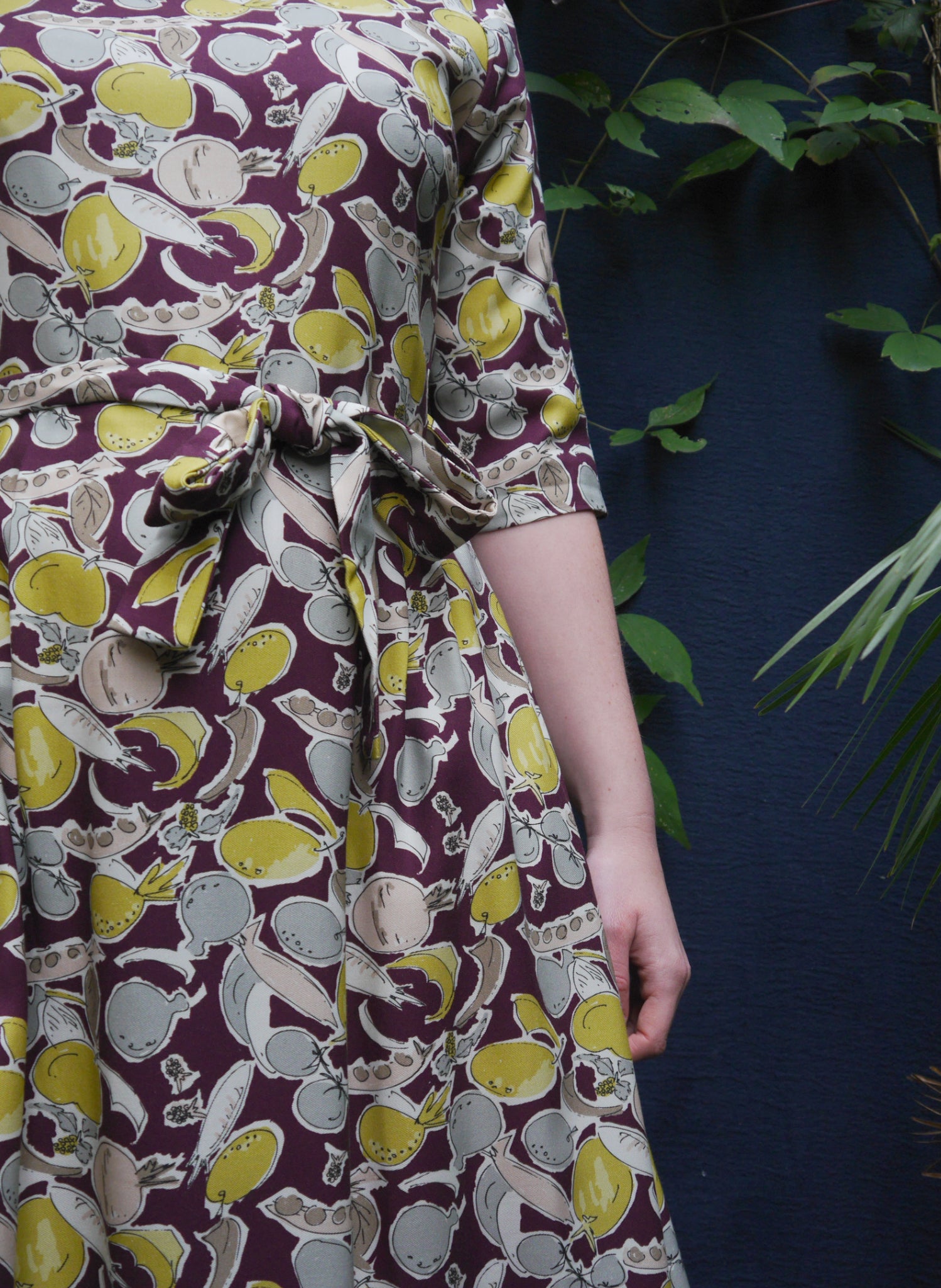 Elsie Dress - Plum Homegrown