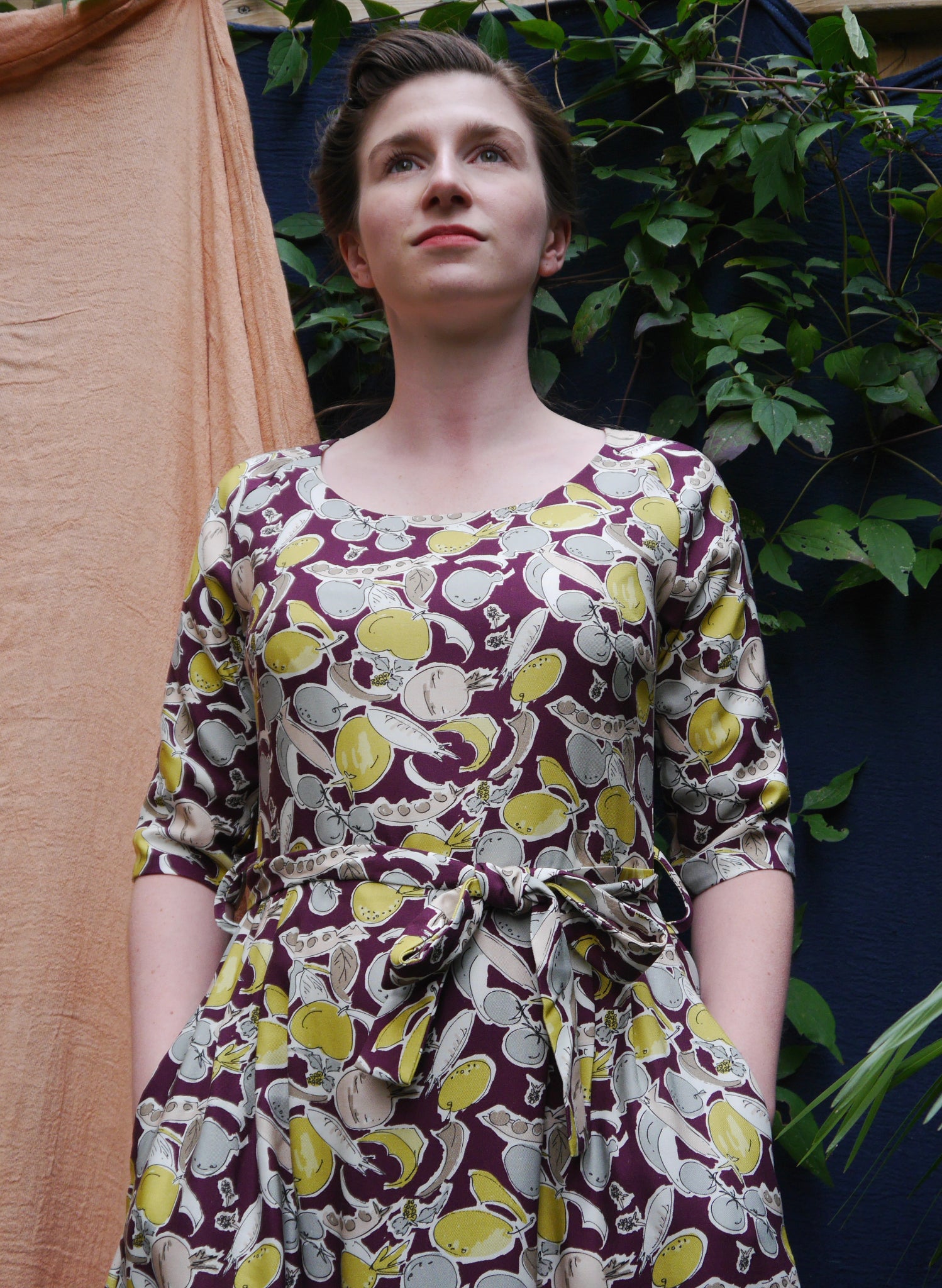 Elsie Dress - Plum Homegrown
