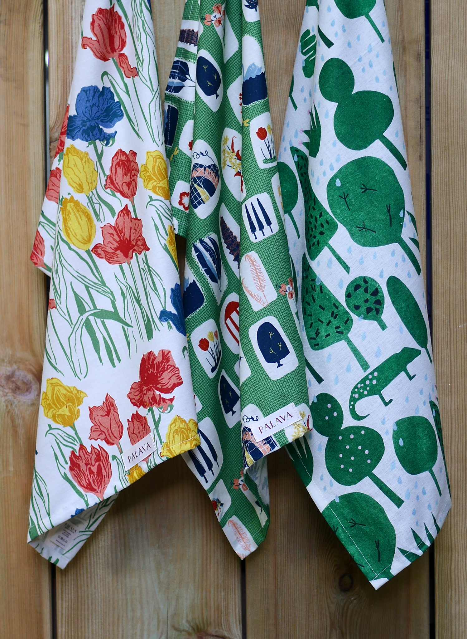 Tea Towel - Ivory Tulips