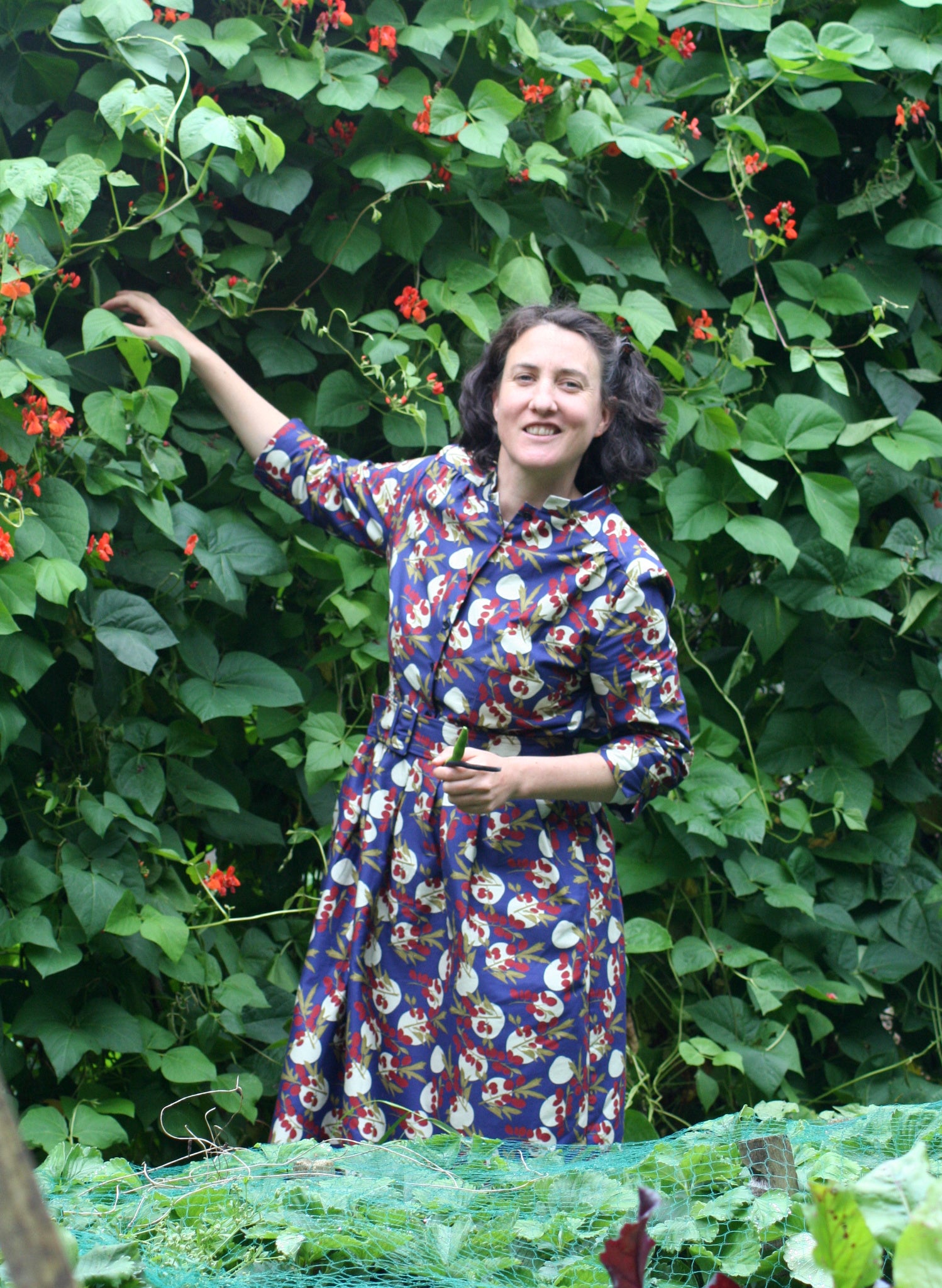 Cynthia - Navy Damson Dress