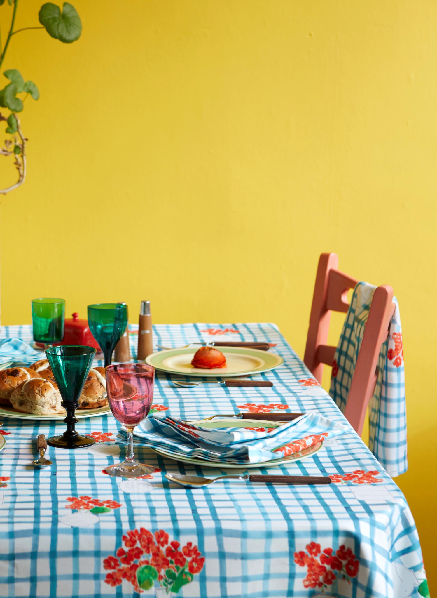 Napkin Set - Geraniums