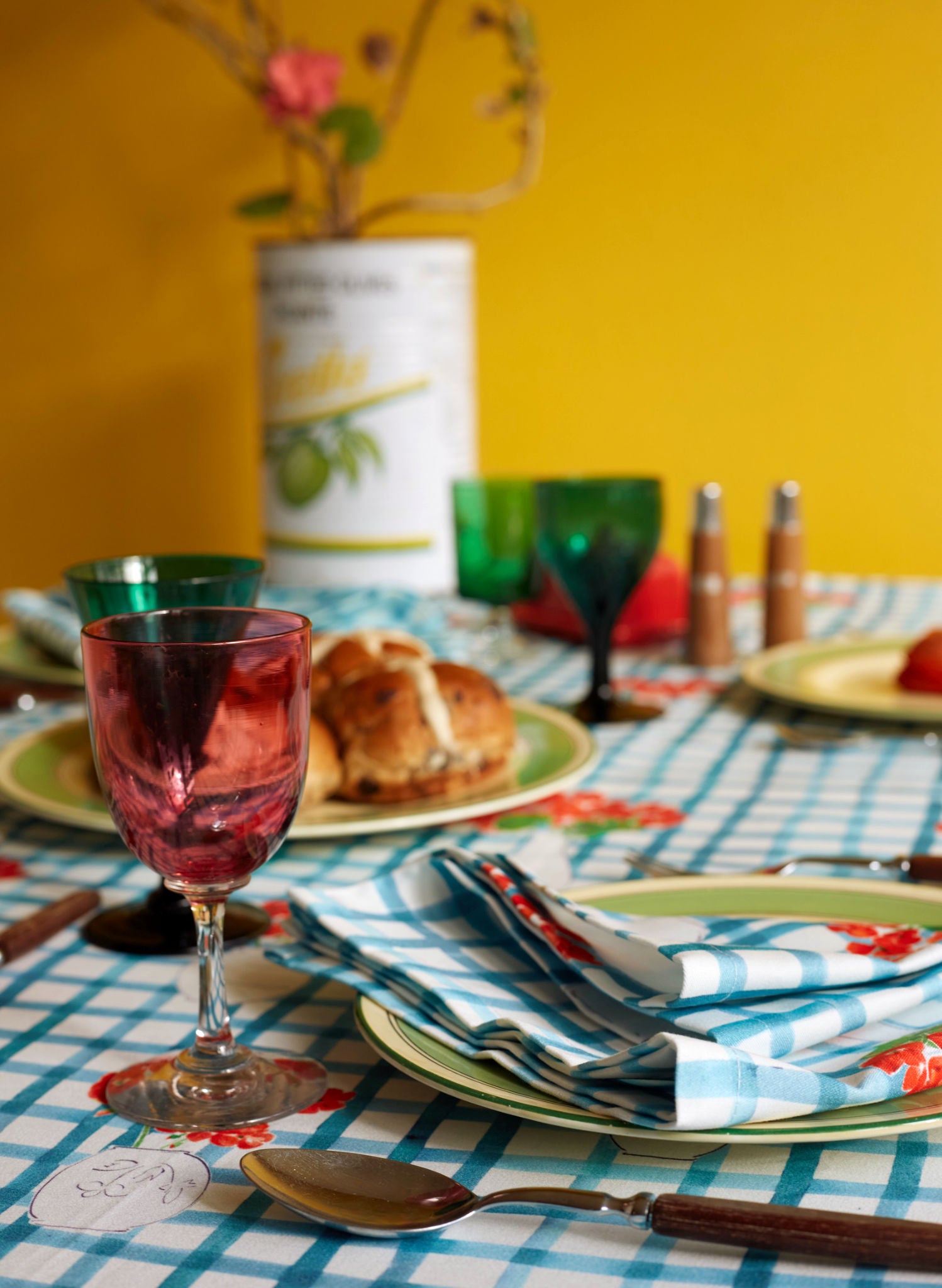 Table Cloth - Geraniums