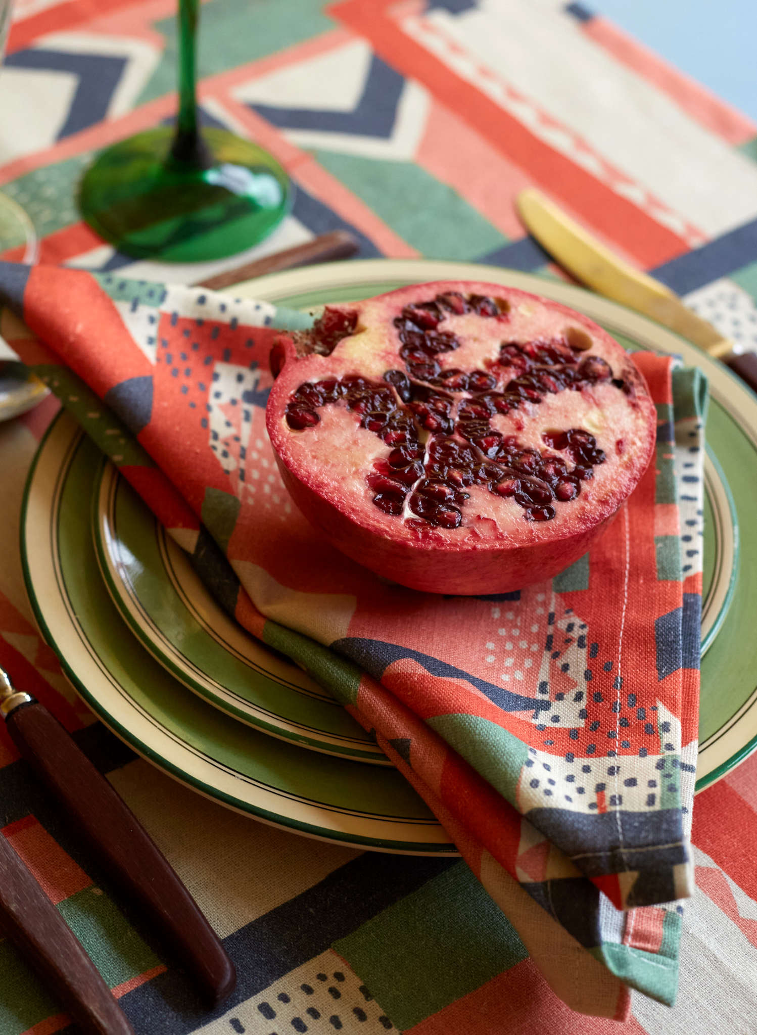 Table Cloth - Mint High Wire