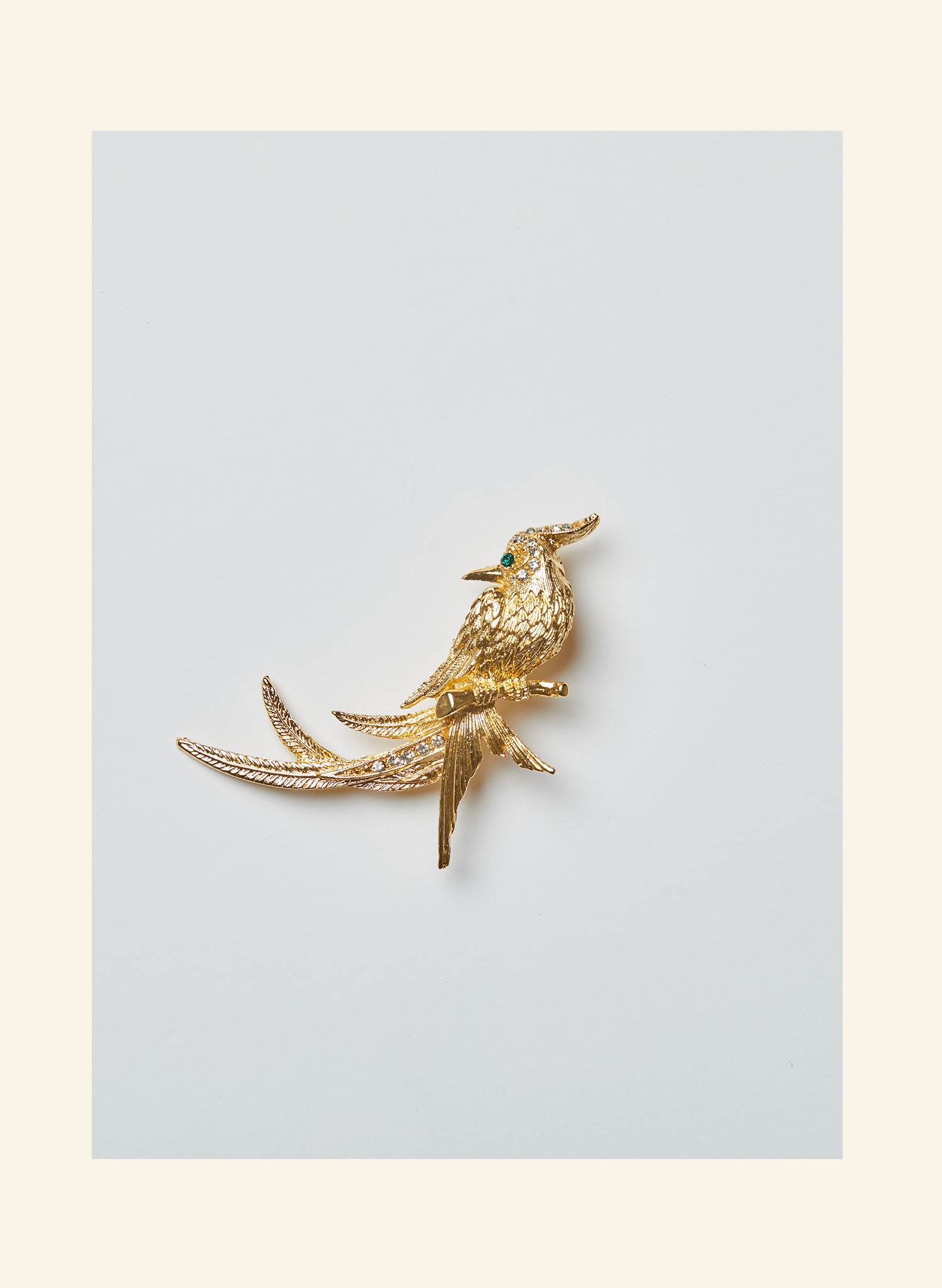 Vintage Palava - Gold Parrot Brooch