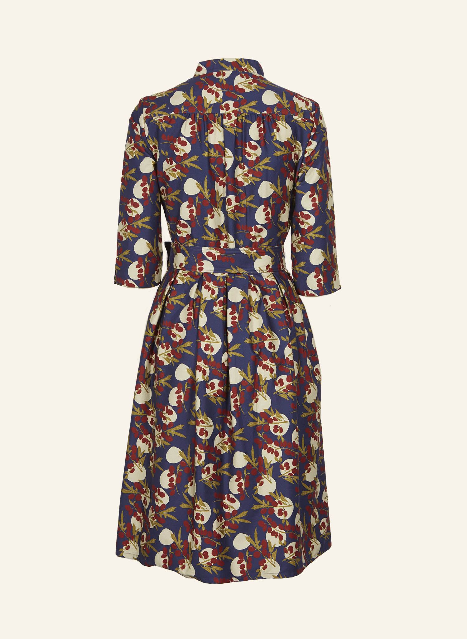Cynthia - Navy Damson Dress