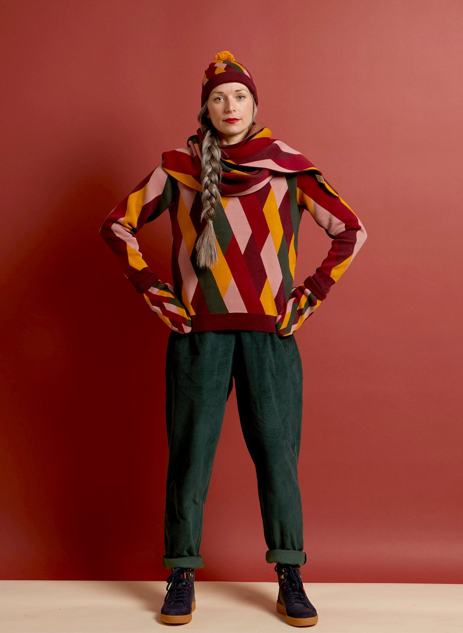 Knitted Mittens - Kaleidoscope