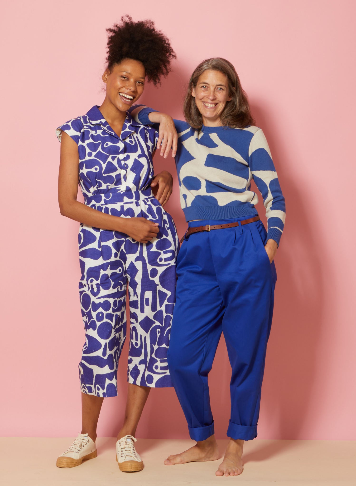 PRE LOVED - Francesca Jumpsuit - Blue Cave - Size 14