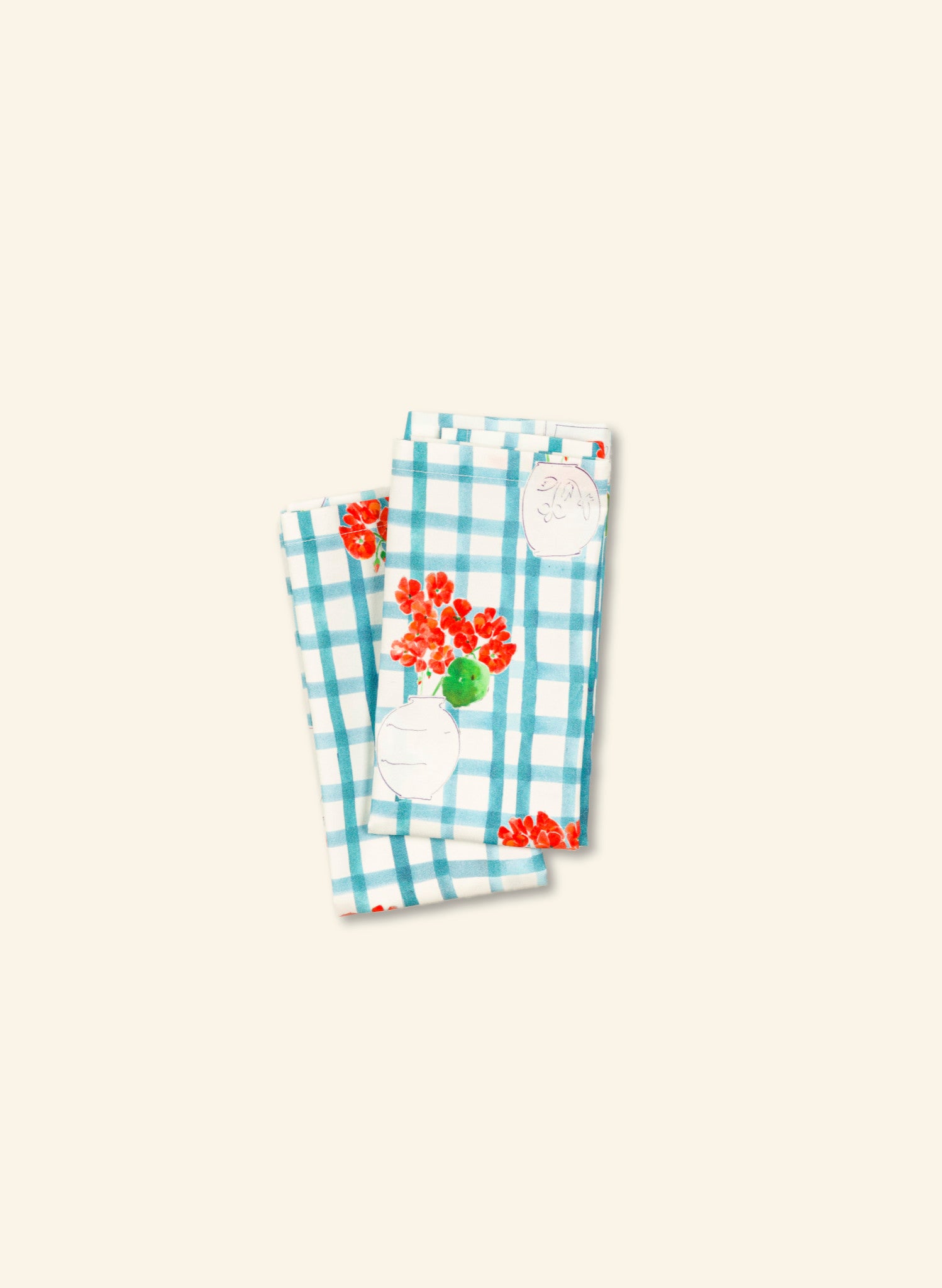 Napkin Set - Geraniums