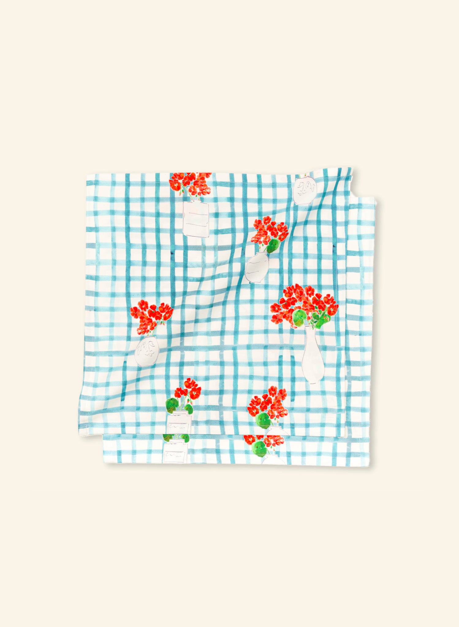 Napkin Set - Geraniums