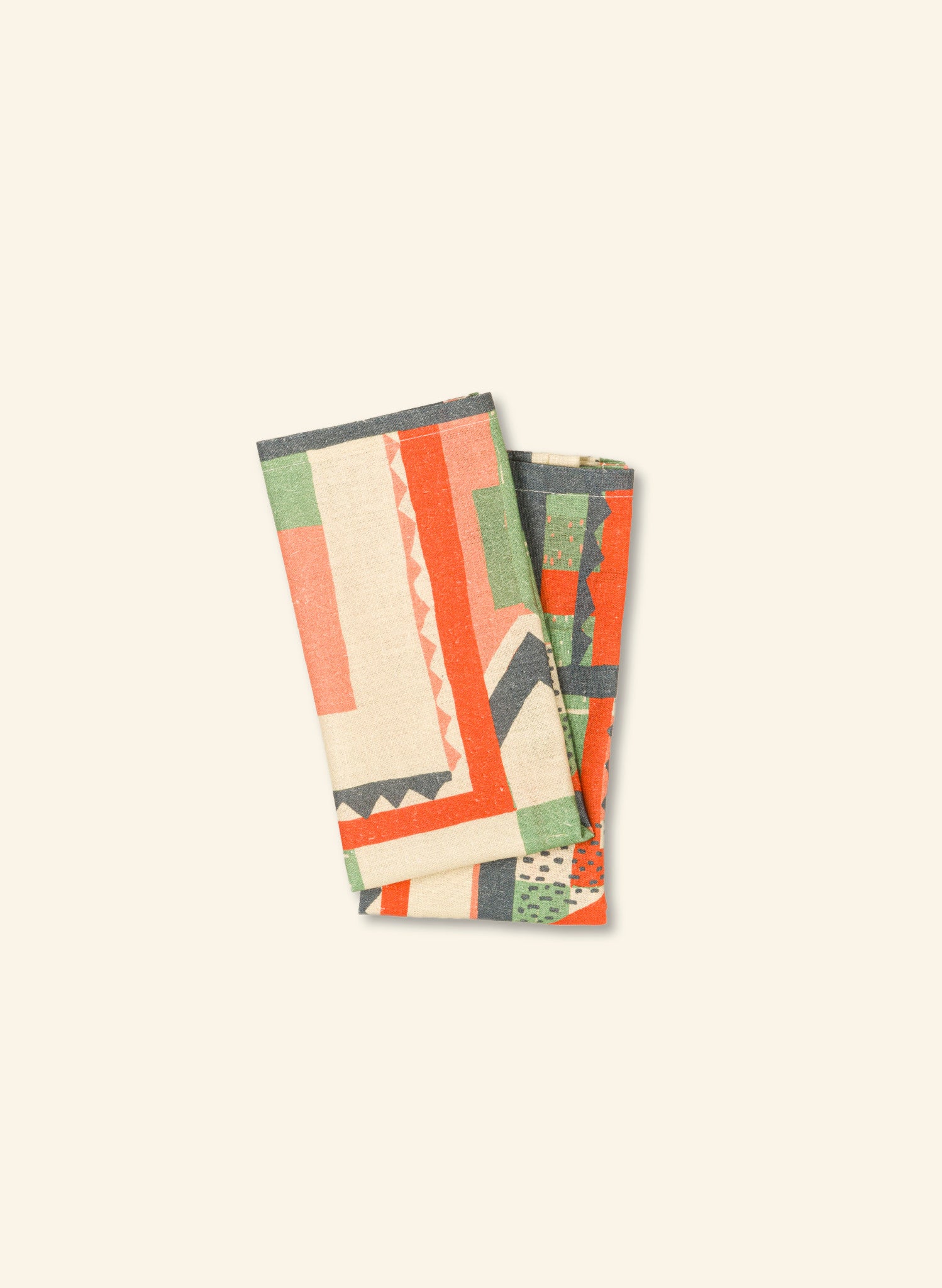 Napkin Set - Mint High Wire