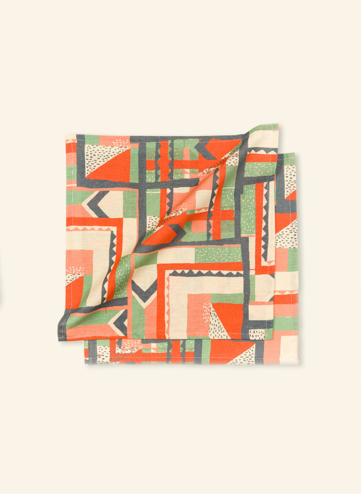 Napkin Set - Mint High Wire