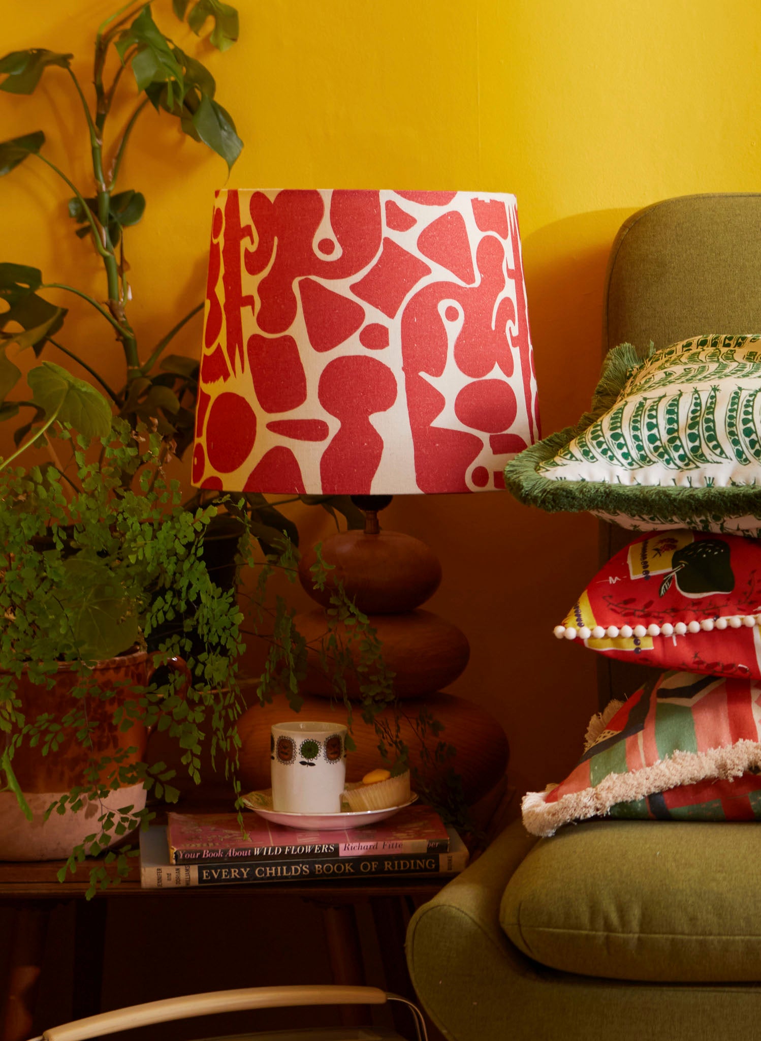 Empire Lampshade - Red Cave