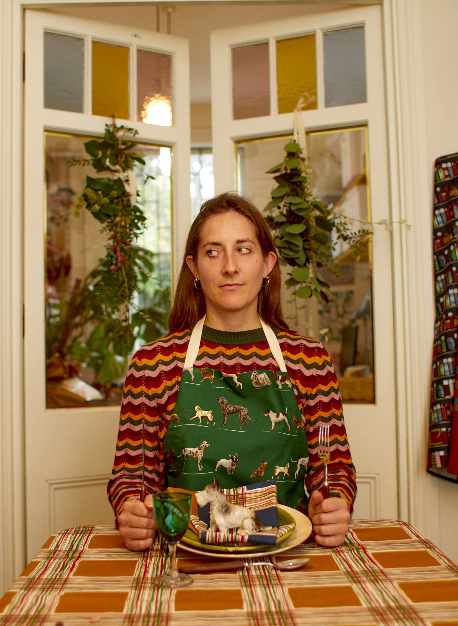 Table Cloth - Mustard Checks