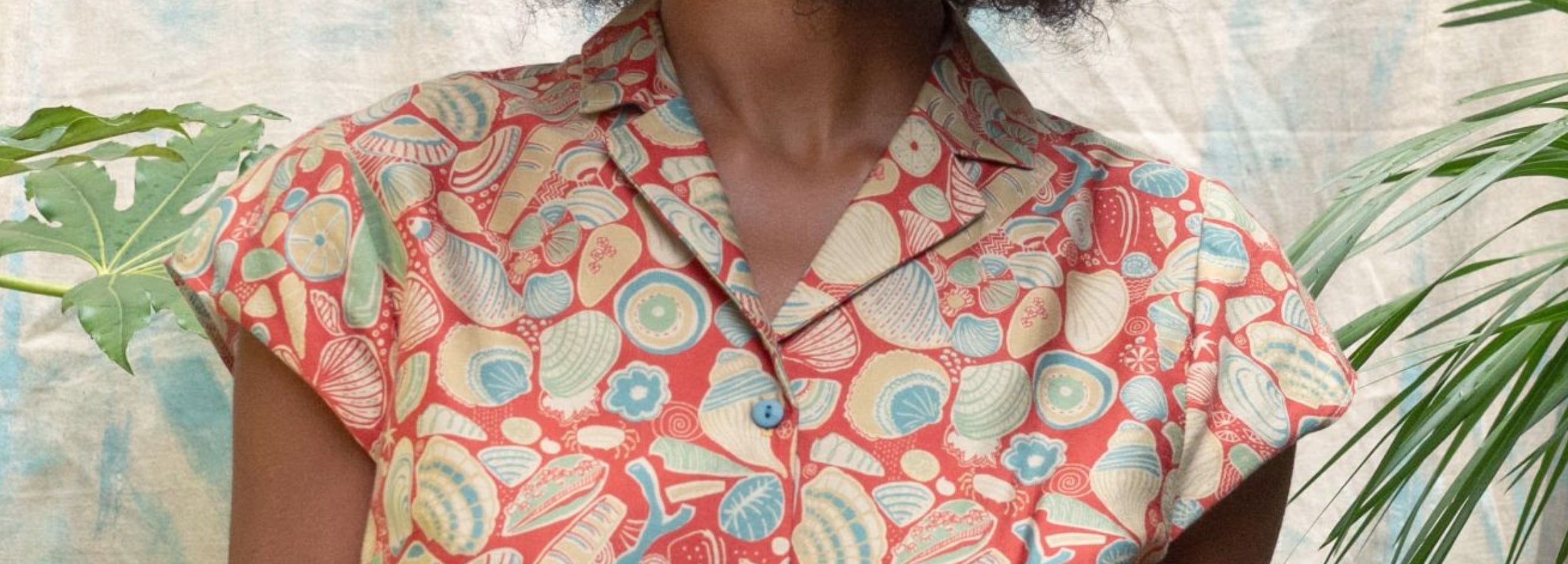 Palava 3/4 length sleeve ivory top